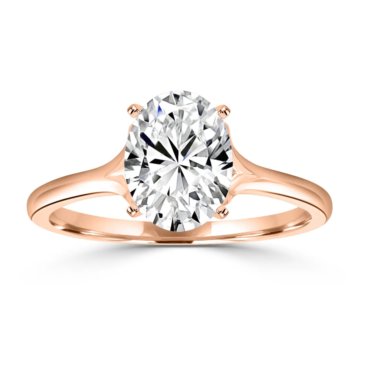 Oval-Rose Gold|Oval|14K Rose Gold|18K Rose Gold