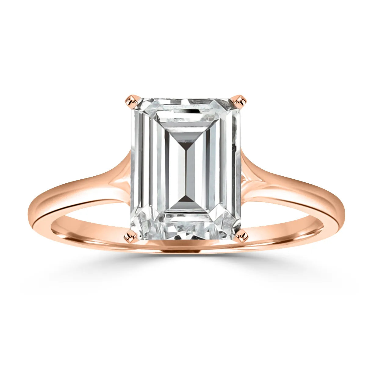 Emerald-Rose Gold|Emerald|14K Rose Gold|18K Rose Gold