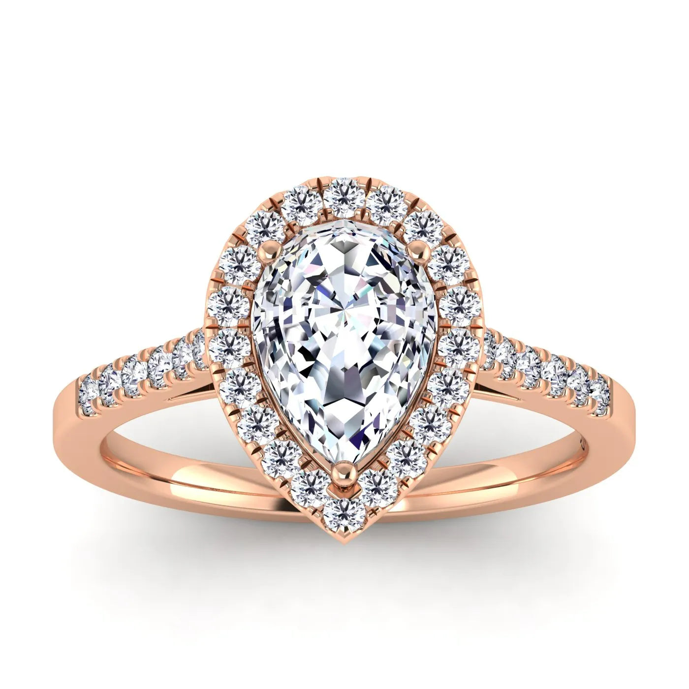 Pear-Rose Gold|Pear|14K Rose Gold|18K Rose Gold