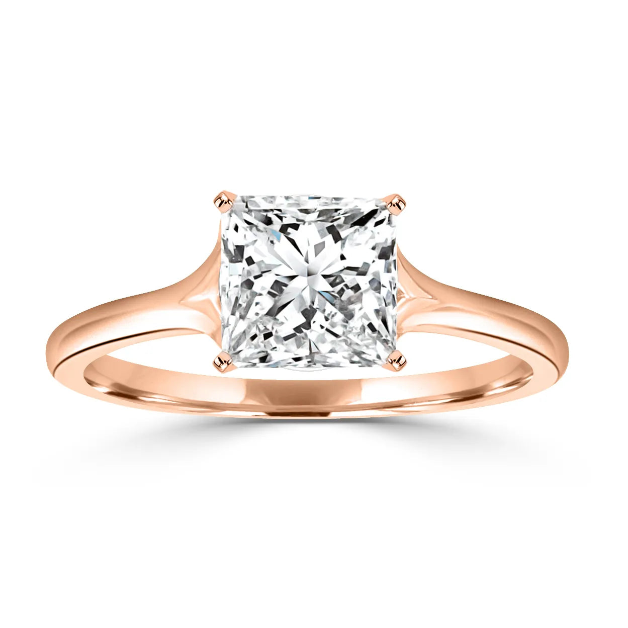 Princess-Rose Gold|Princess|14K Rose Gold|18K Rose Gold