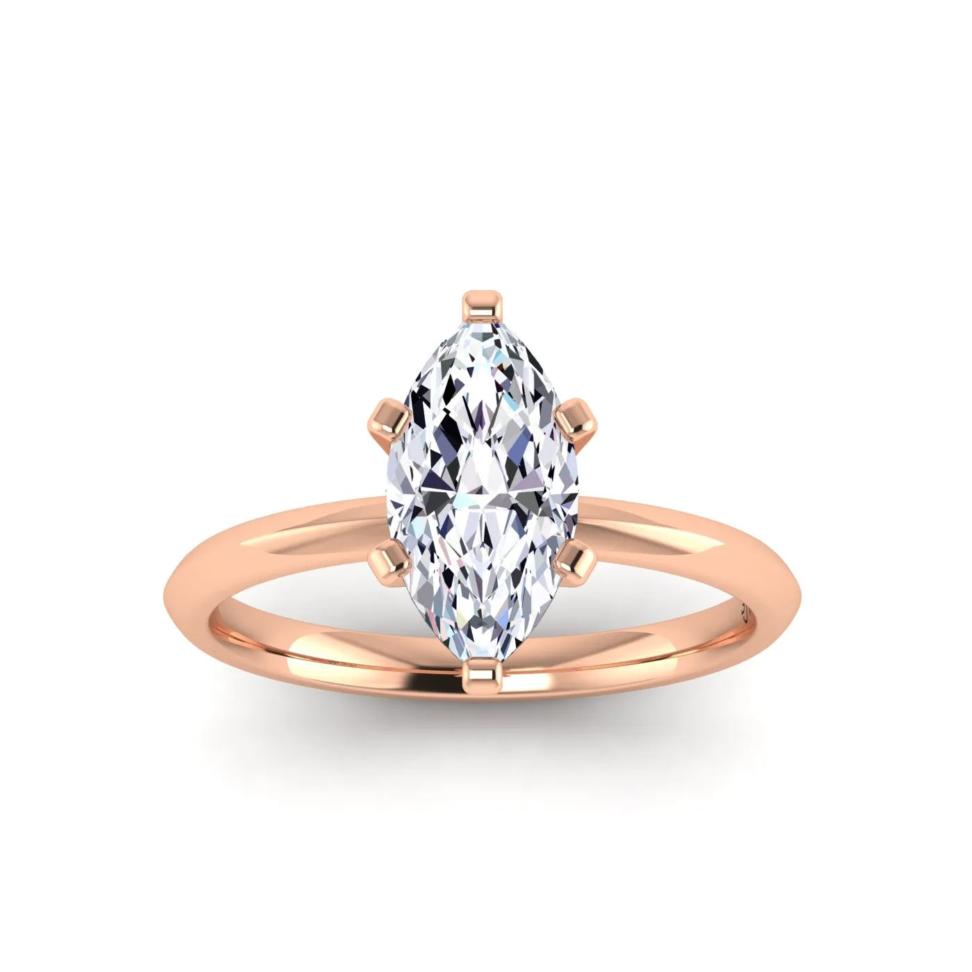 Marquise-Rose Gold|Marquise|14K Rose Gold|18K Rose Gold
