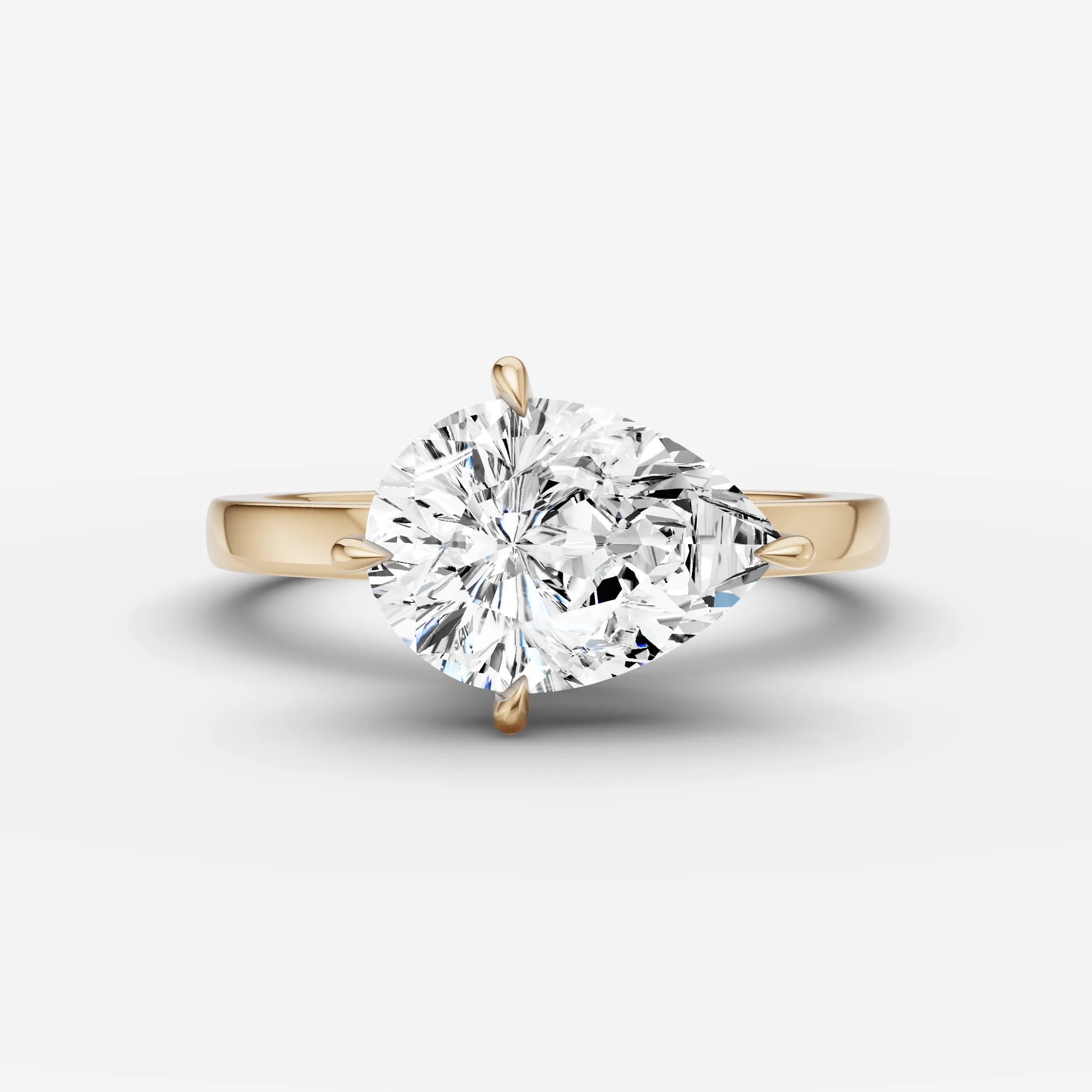 East West Solitaire - Pear