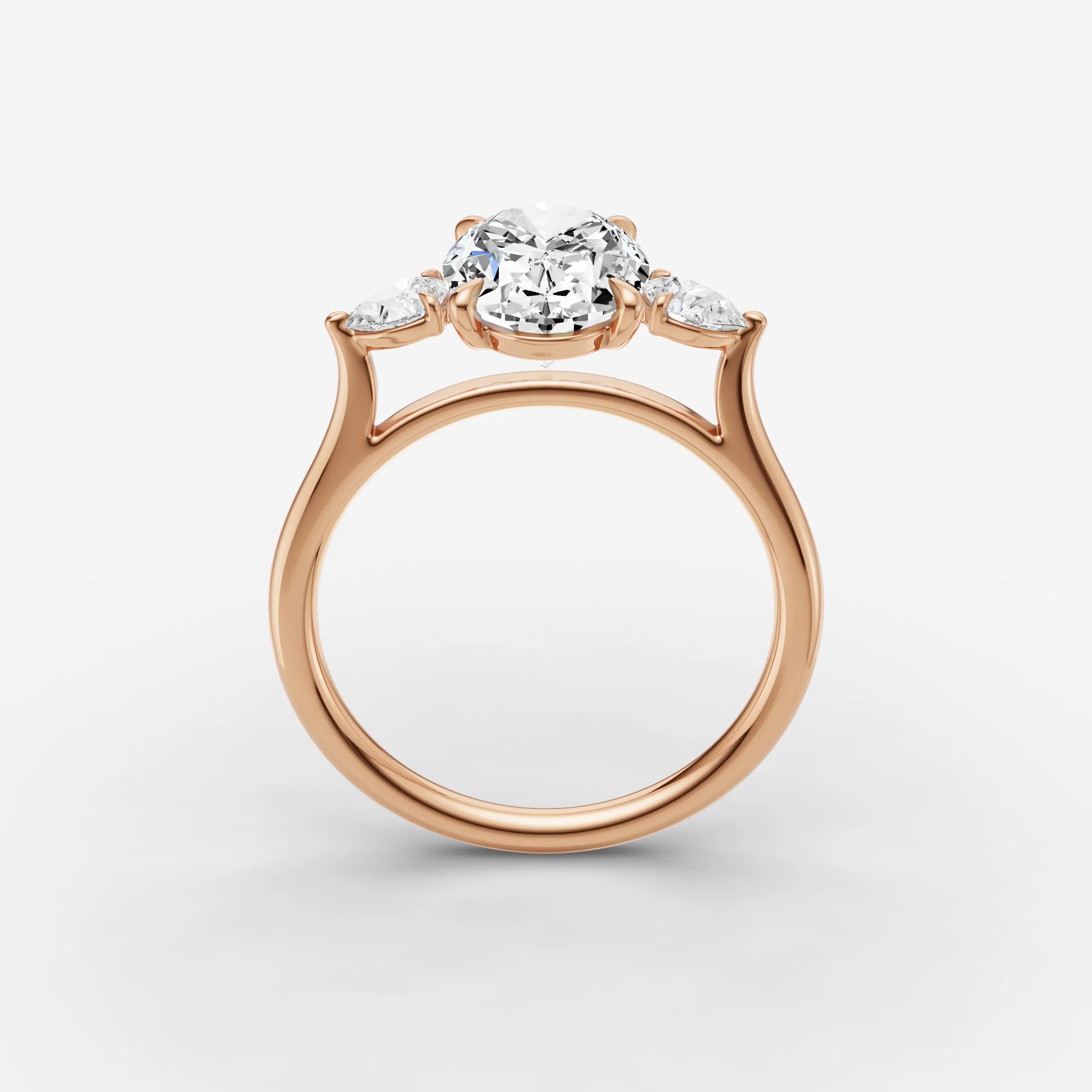 Three Stone - Oval