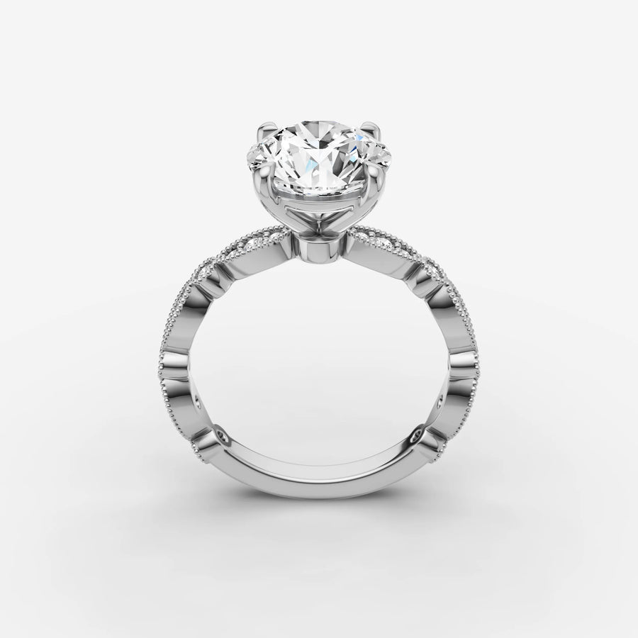 Vintage Pave - Round