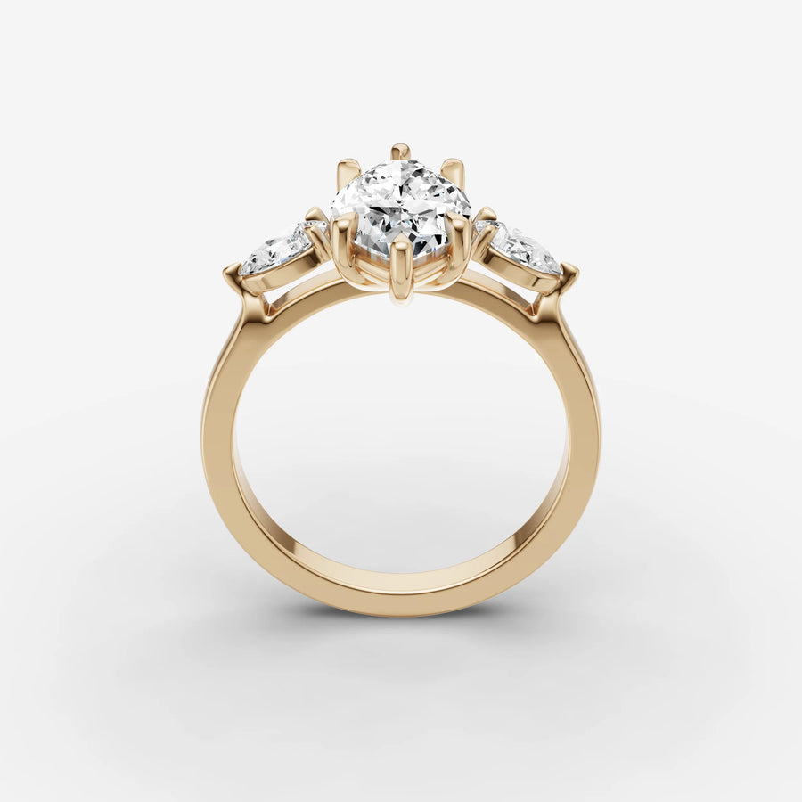 Three stone - Marquise