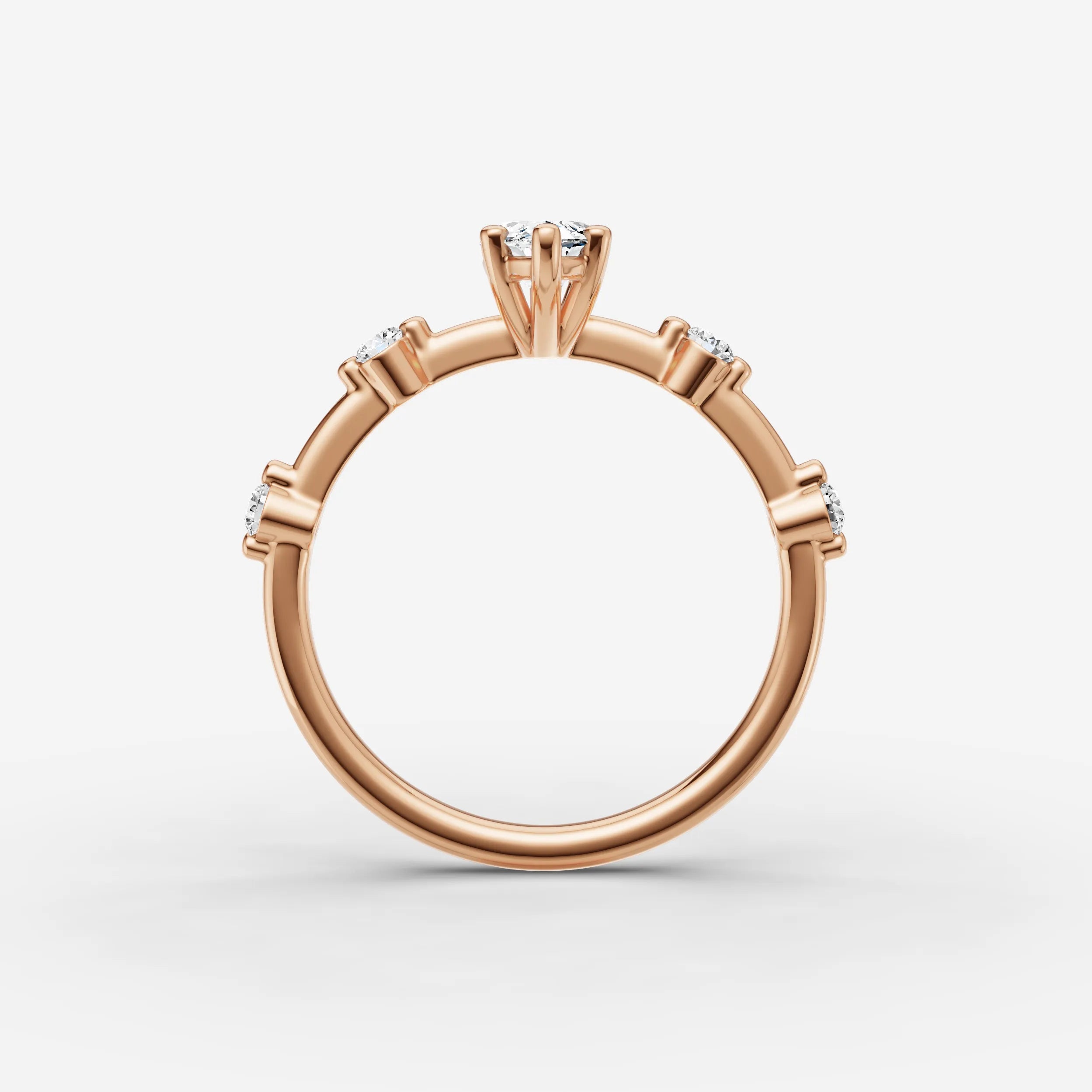 Dainty Pave - Marquise