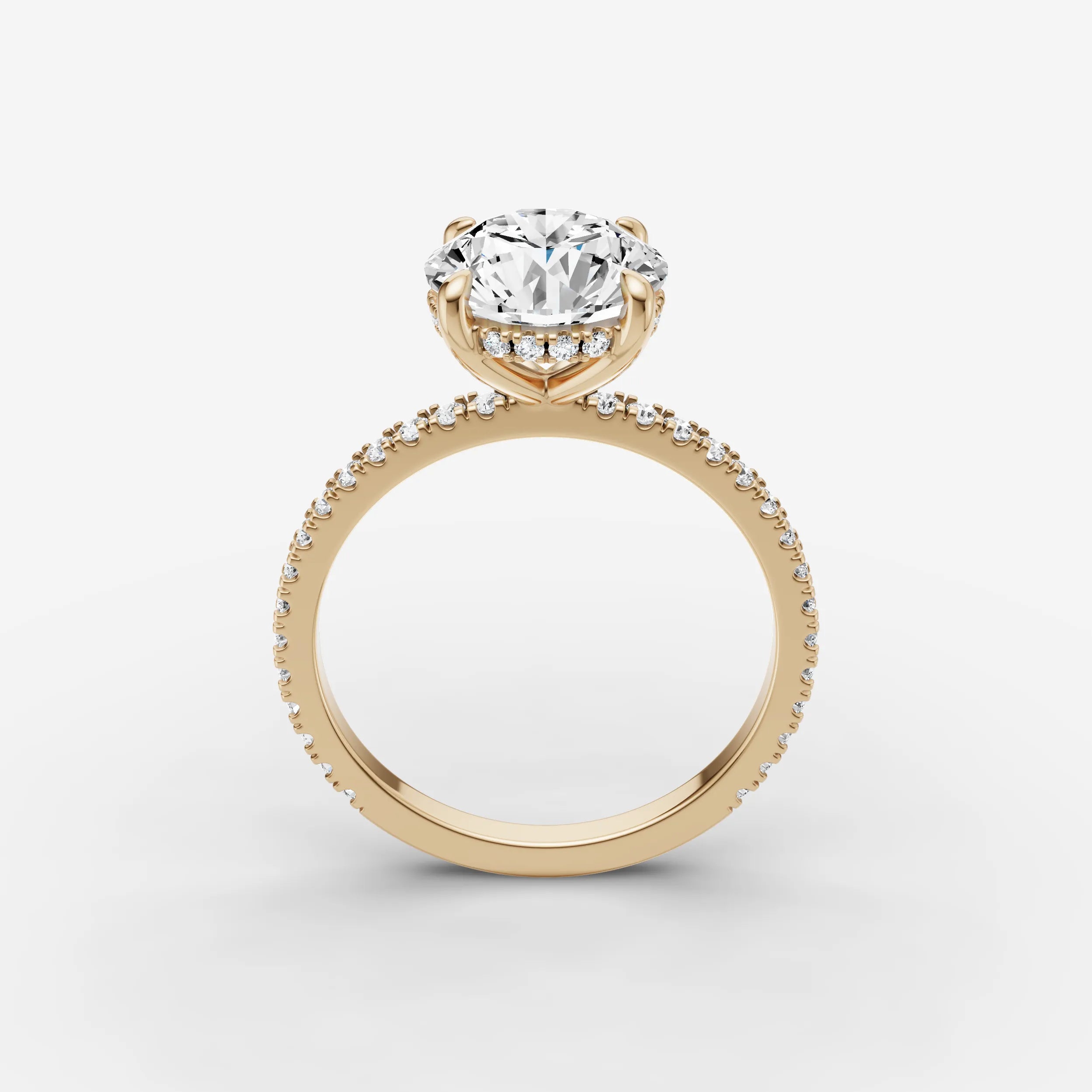 Hidden Halo & Pave - Round