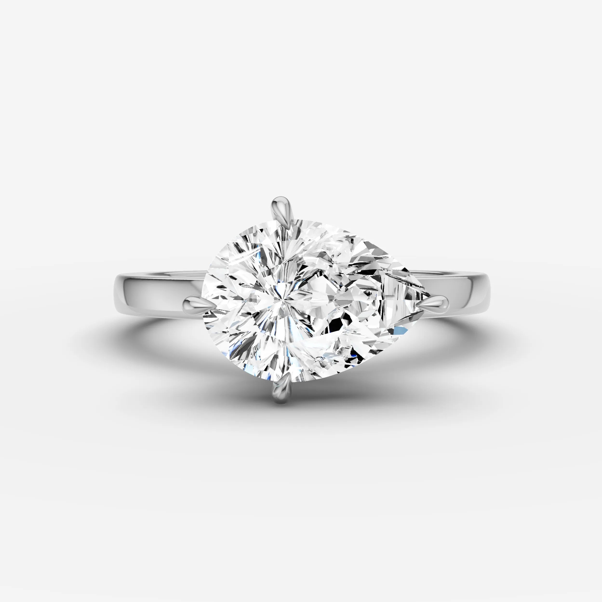 East West Solitaire - Pear