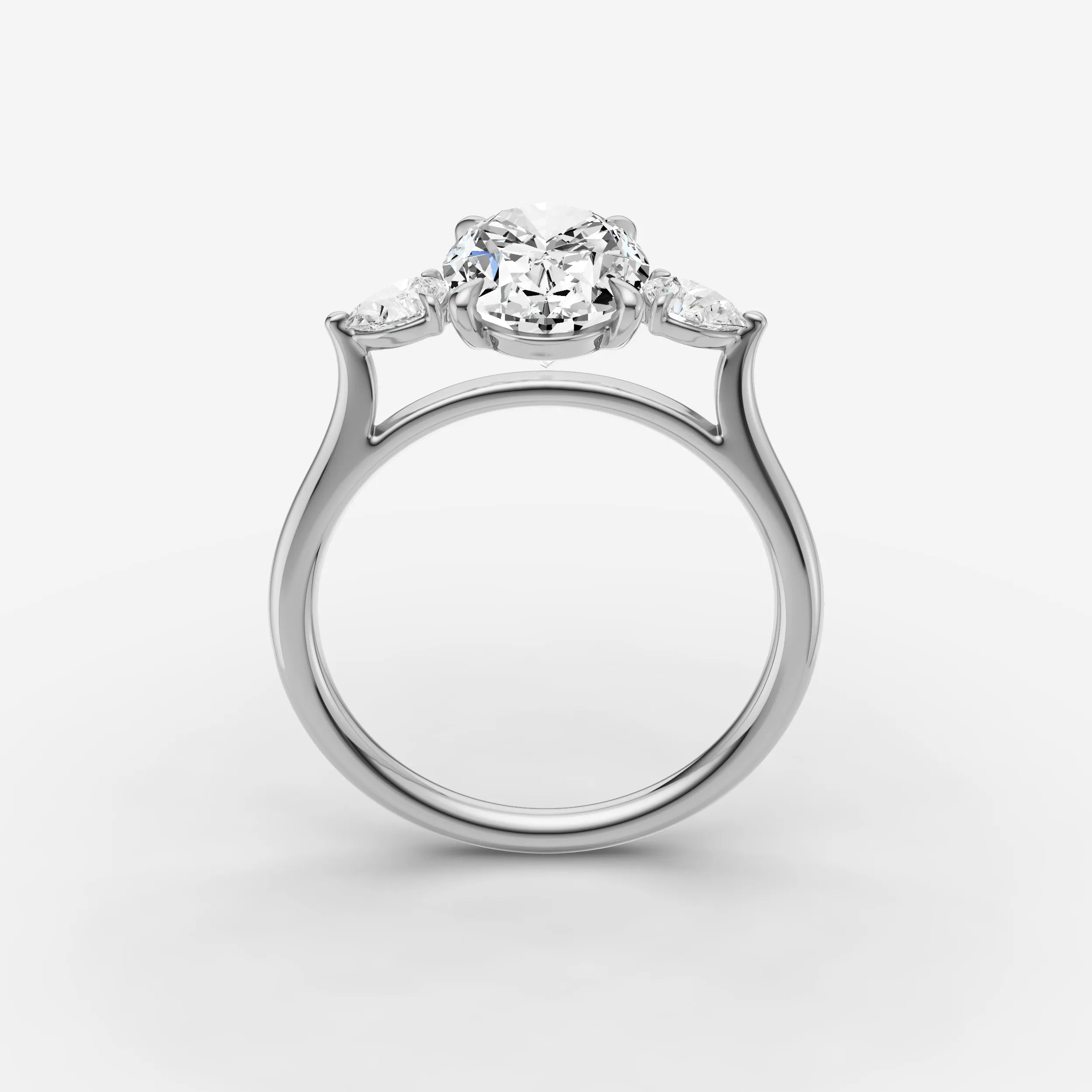 Three Stone - Oval