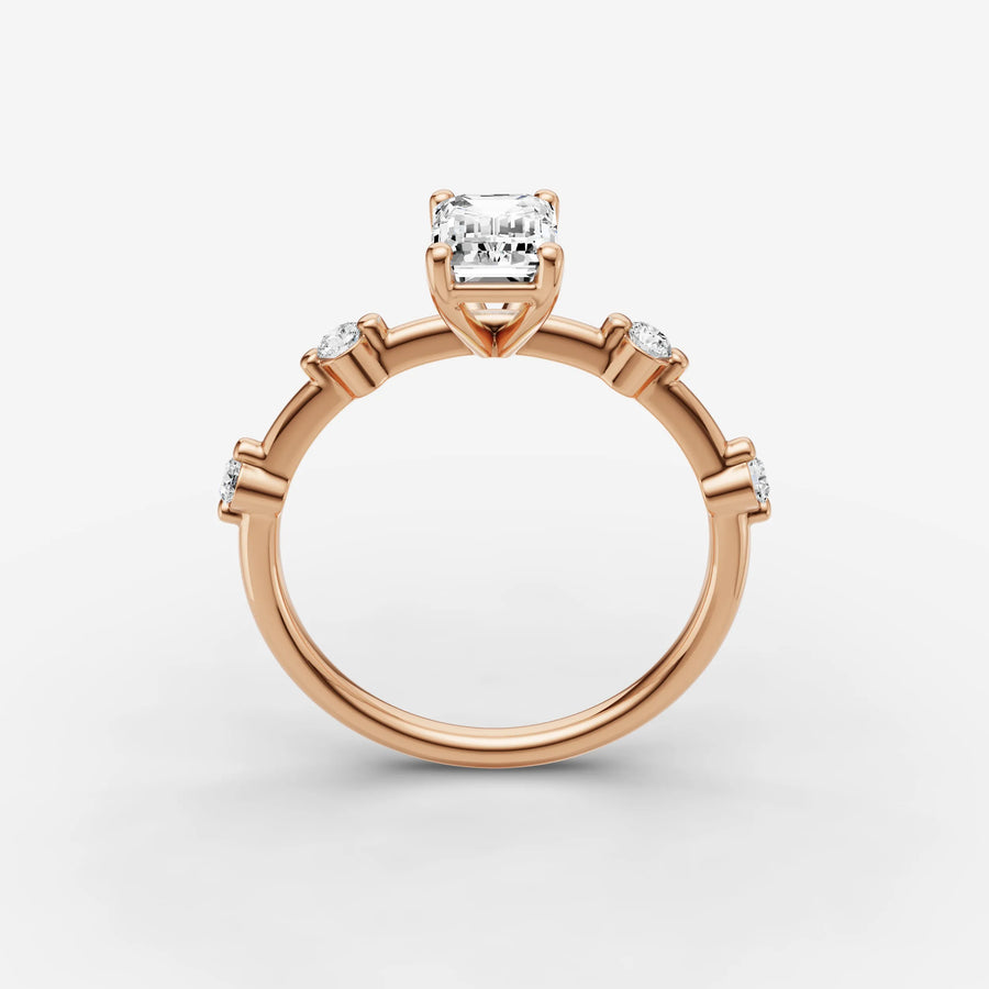 Dainty Pave - Emerald