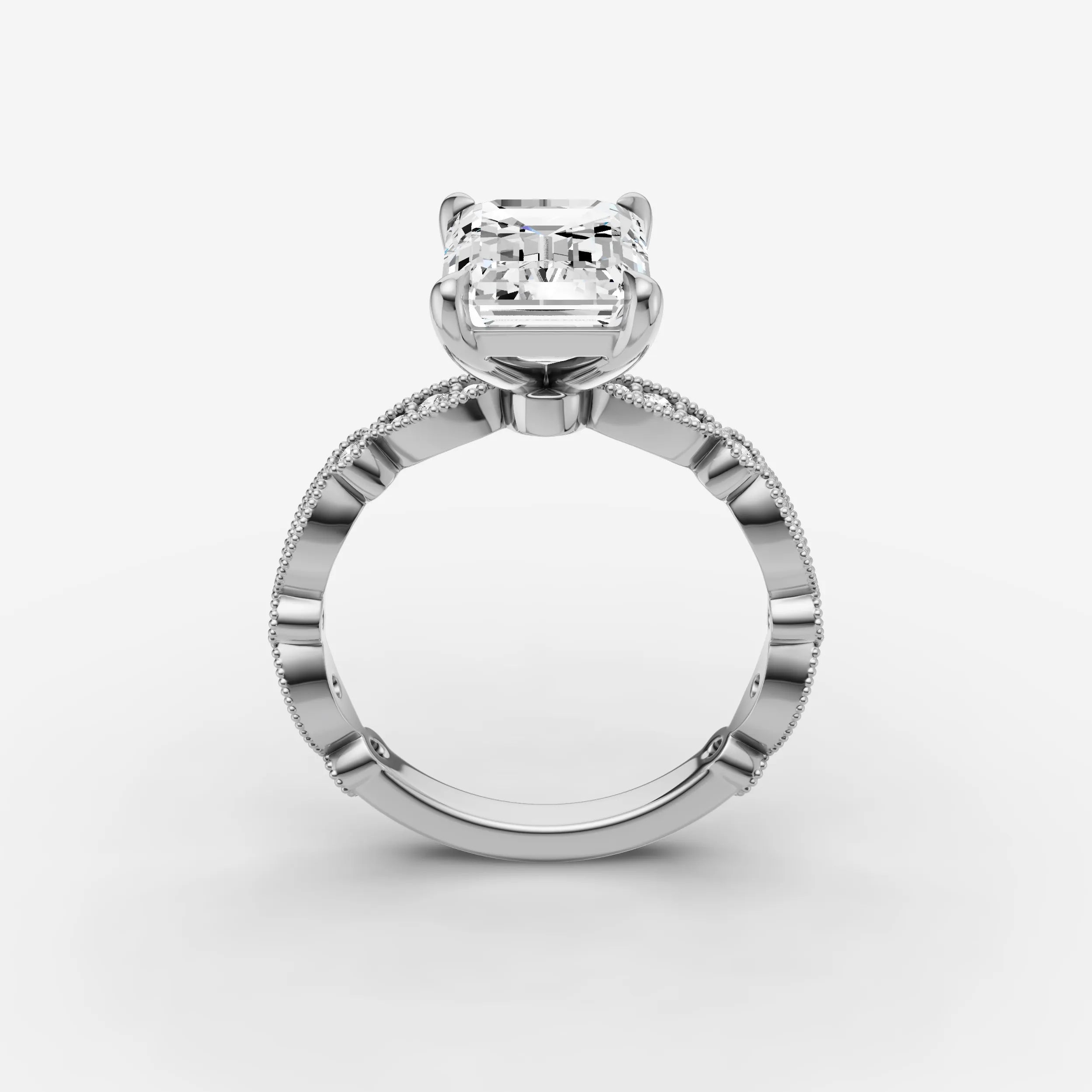 Vintage Pave - Emerald