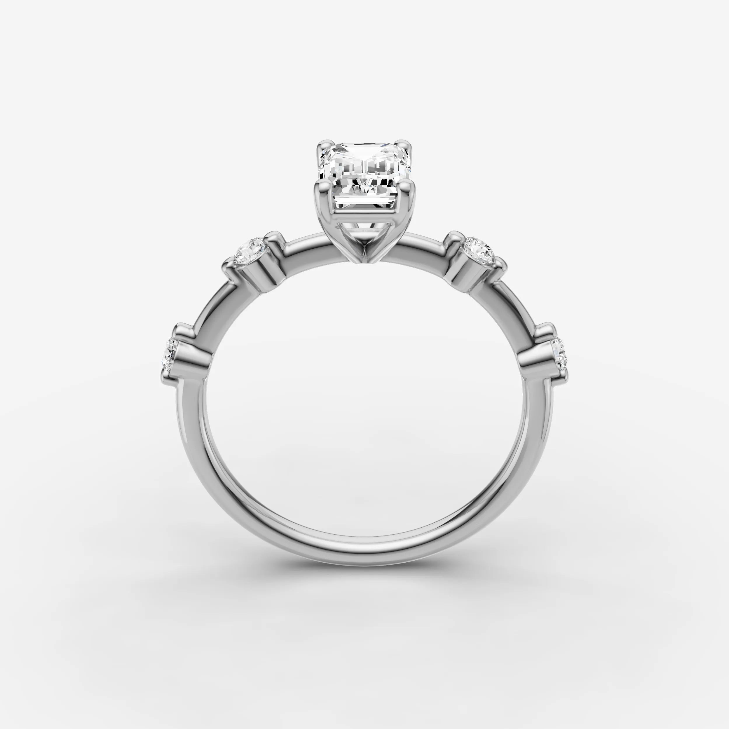 Dainty Pave - Emerald