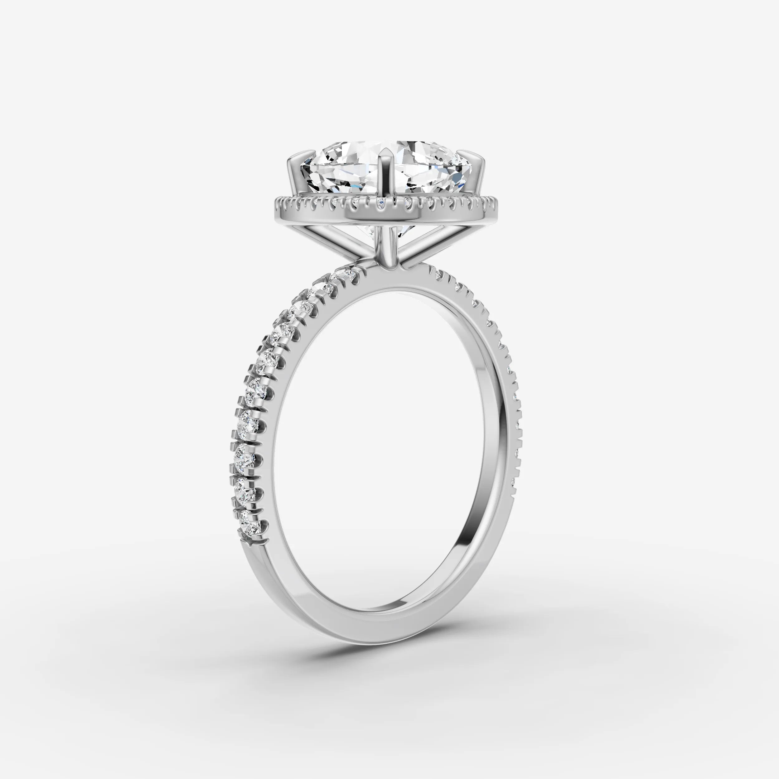 Halo & Pave - Cushion