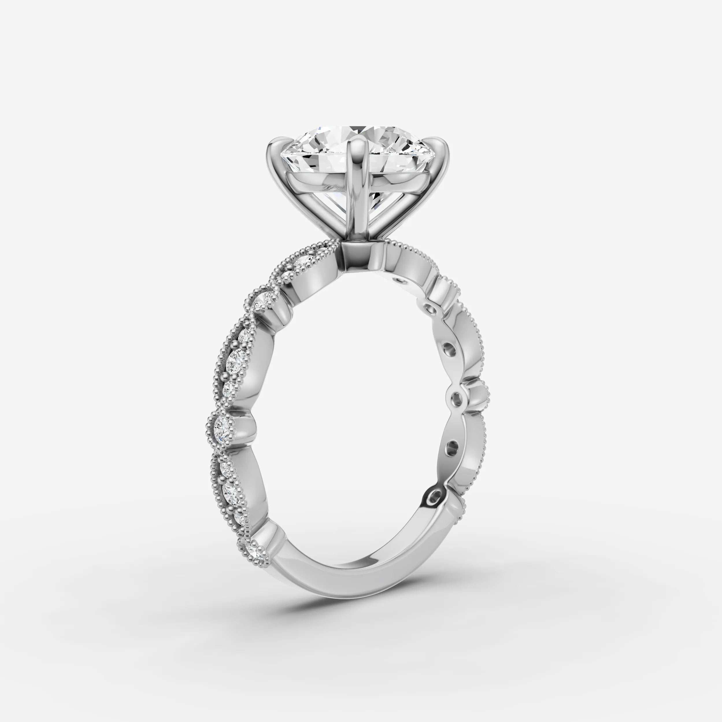 Vintage Pave - Round