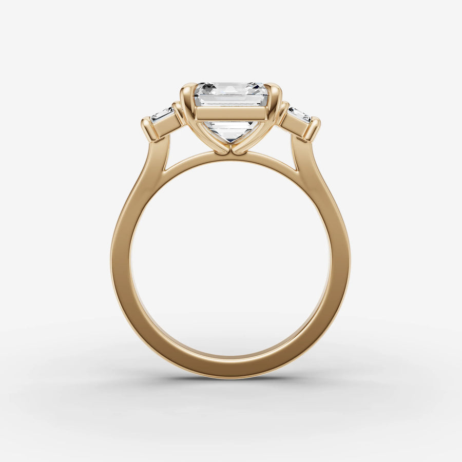 Three Stone - Asscher