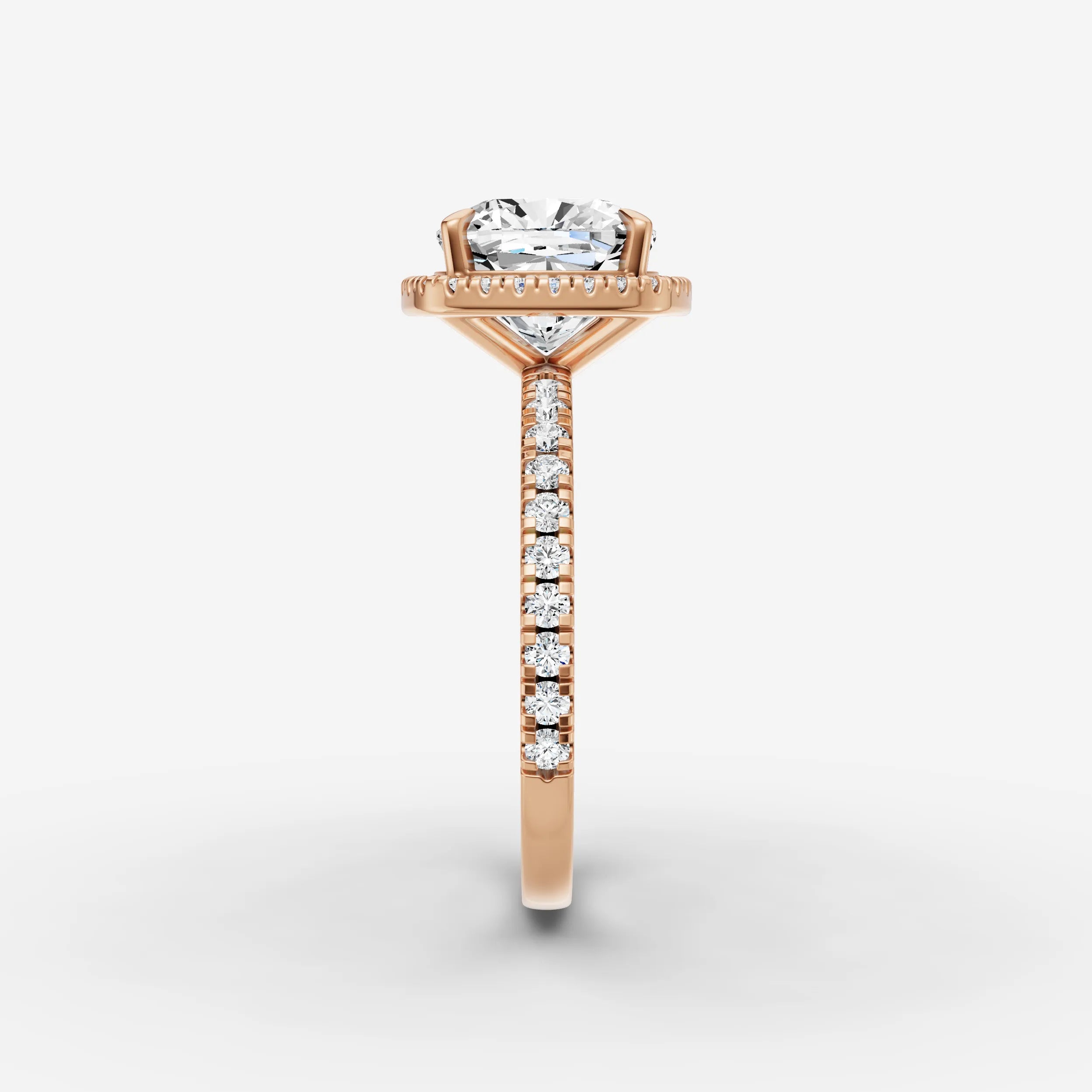 Halo & Pave - Cushion