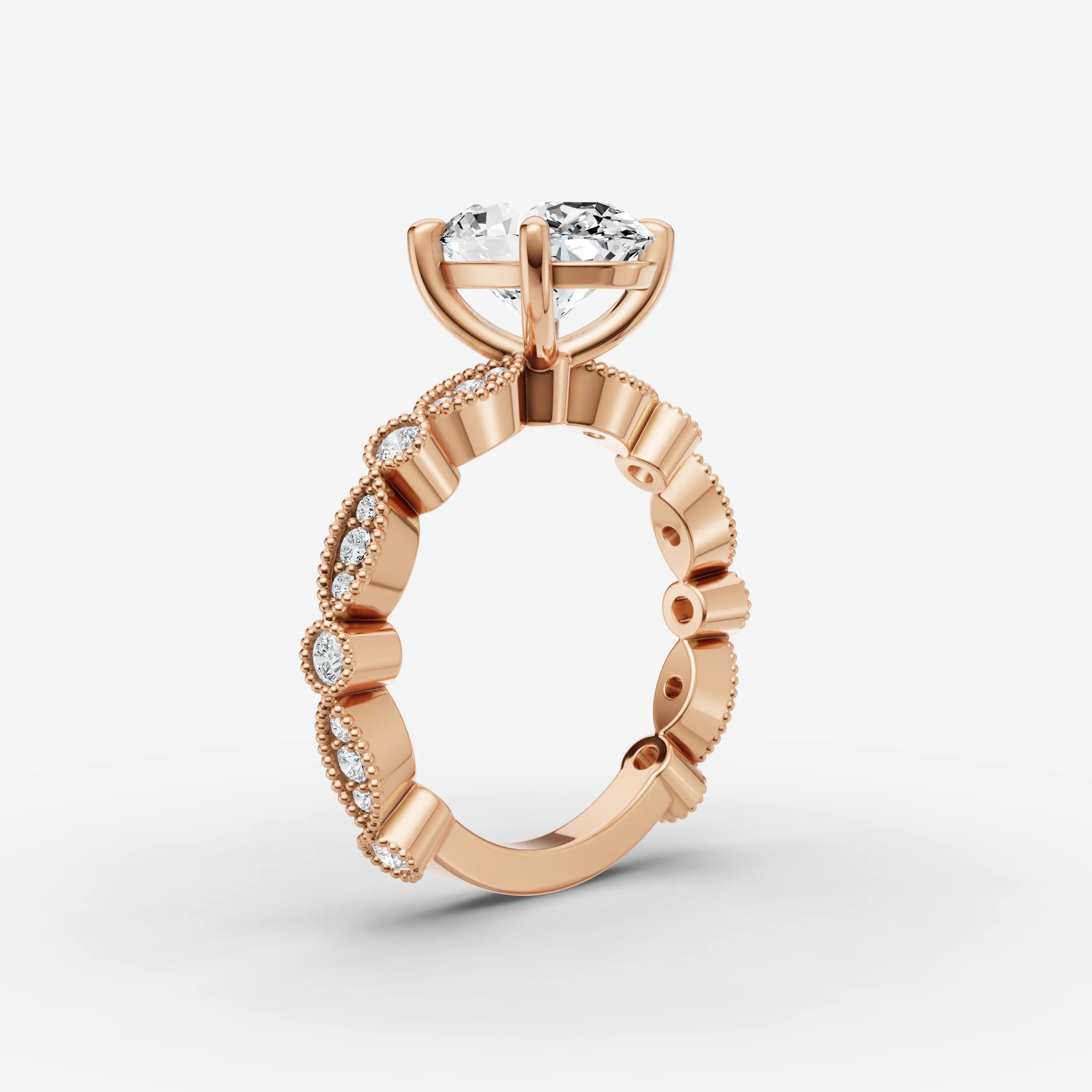 Vintage Pave - Oval