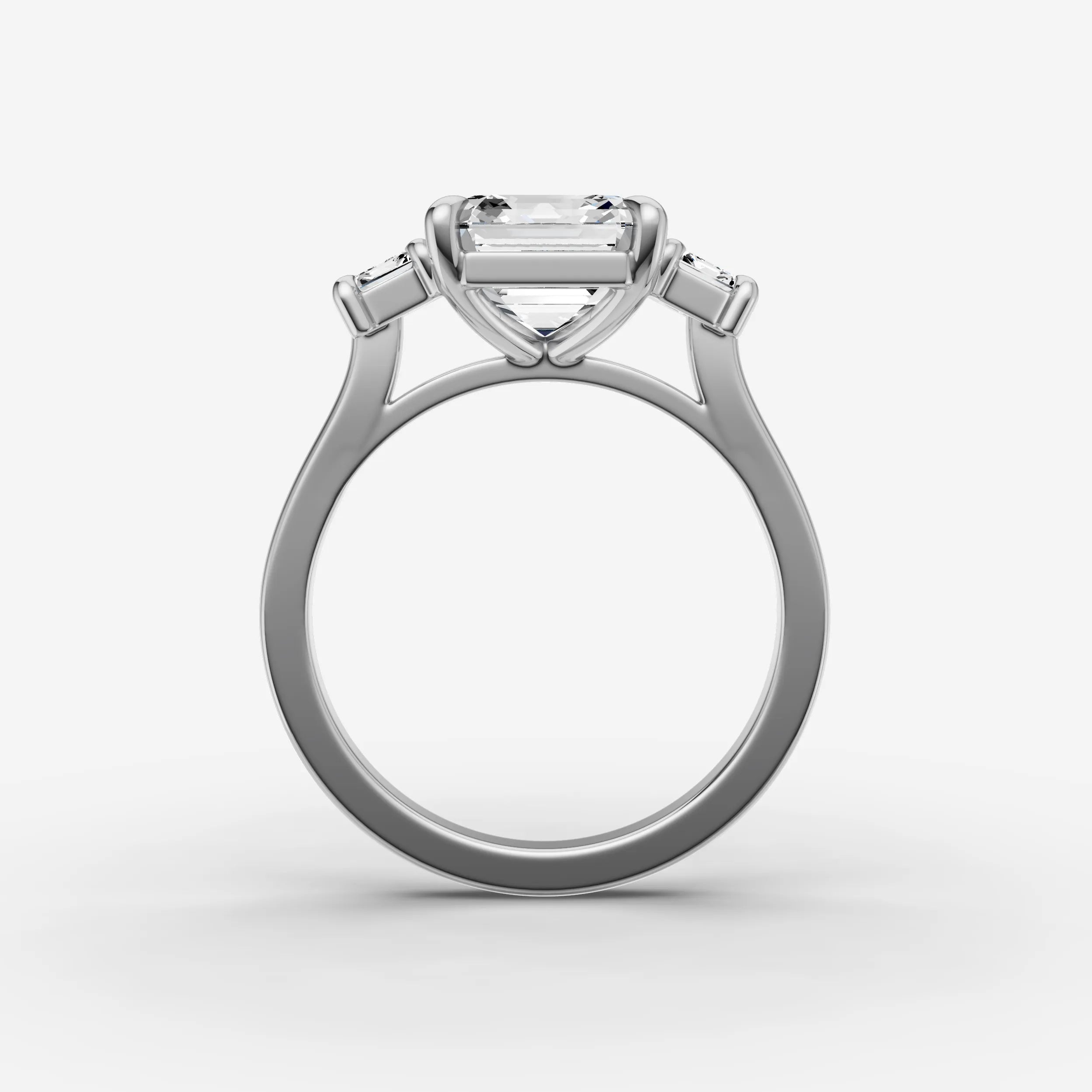 Three Stone - Asscher