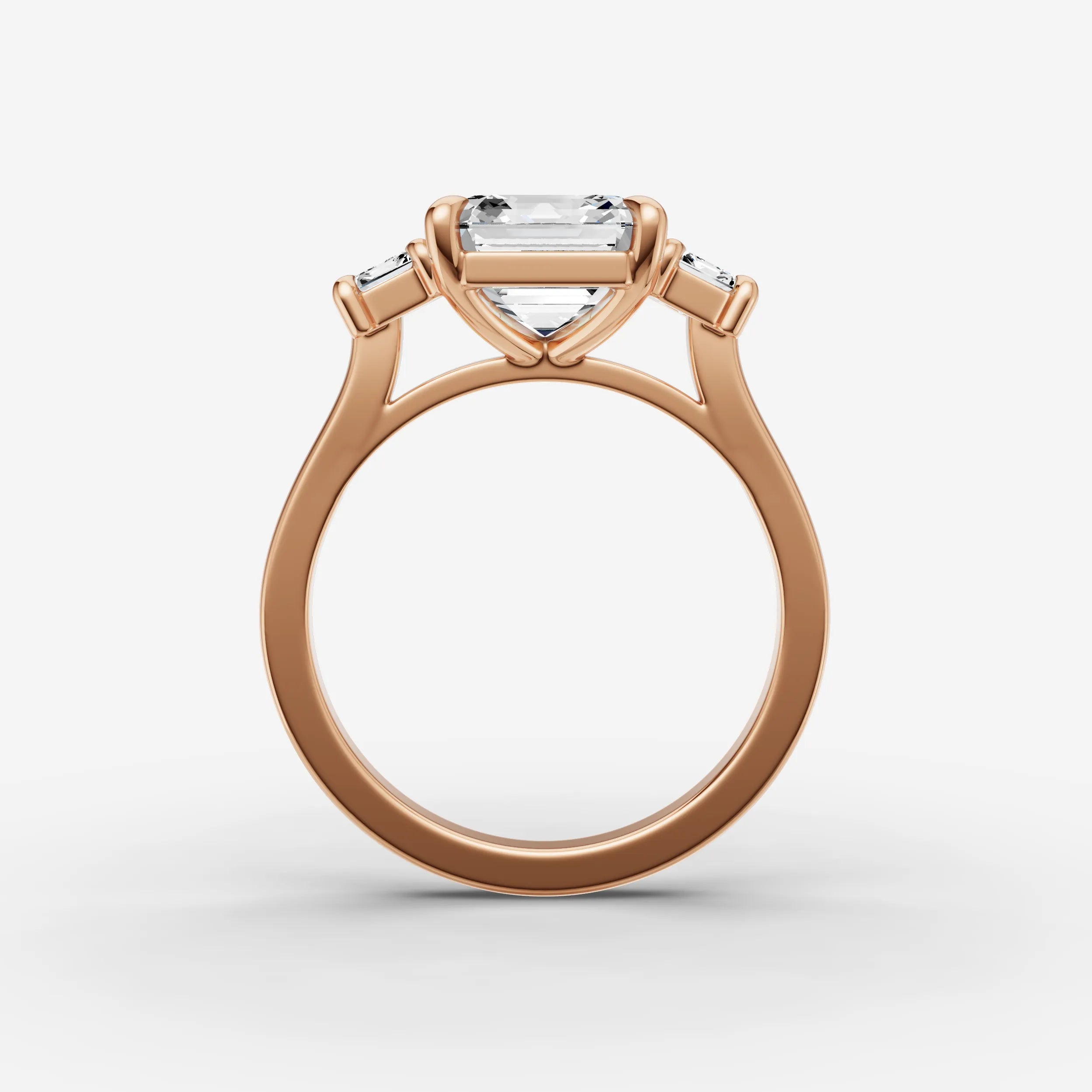 Three Stone - Asscher