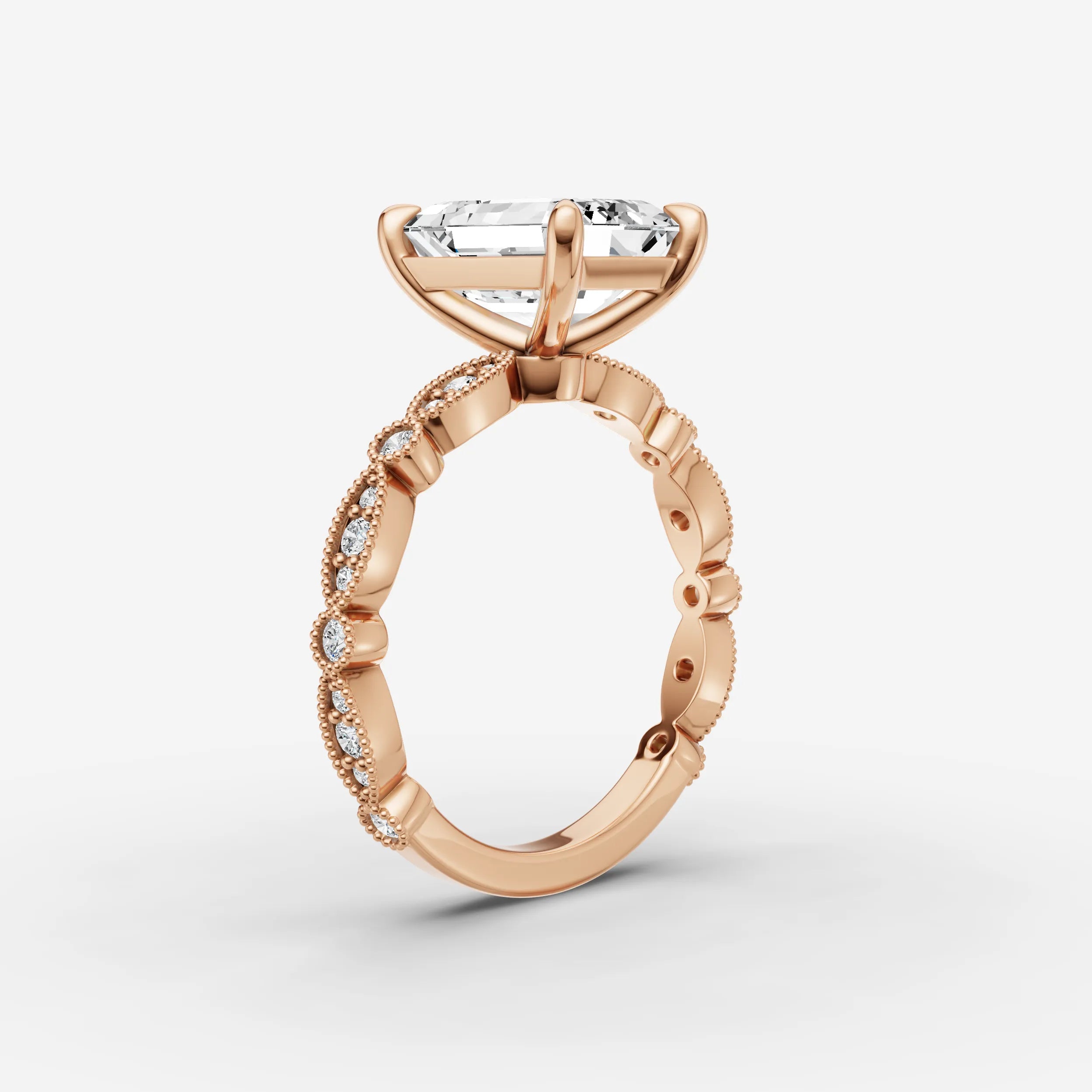 Vintage Pave - Emerald