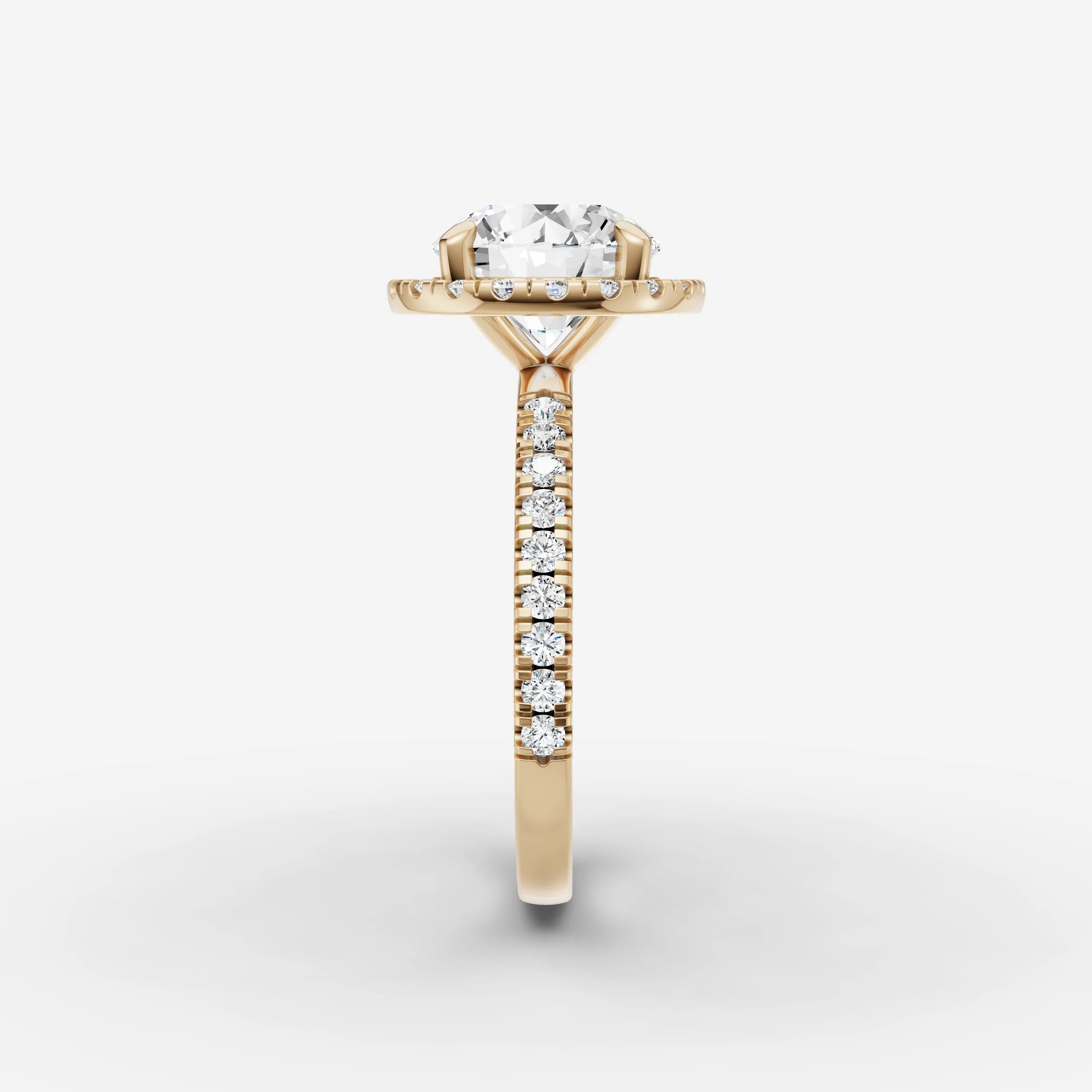Halo & Pave - Round