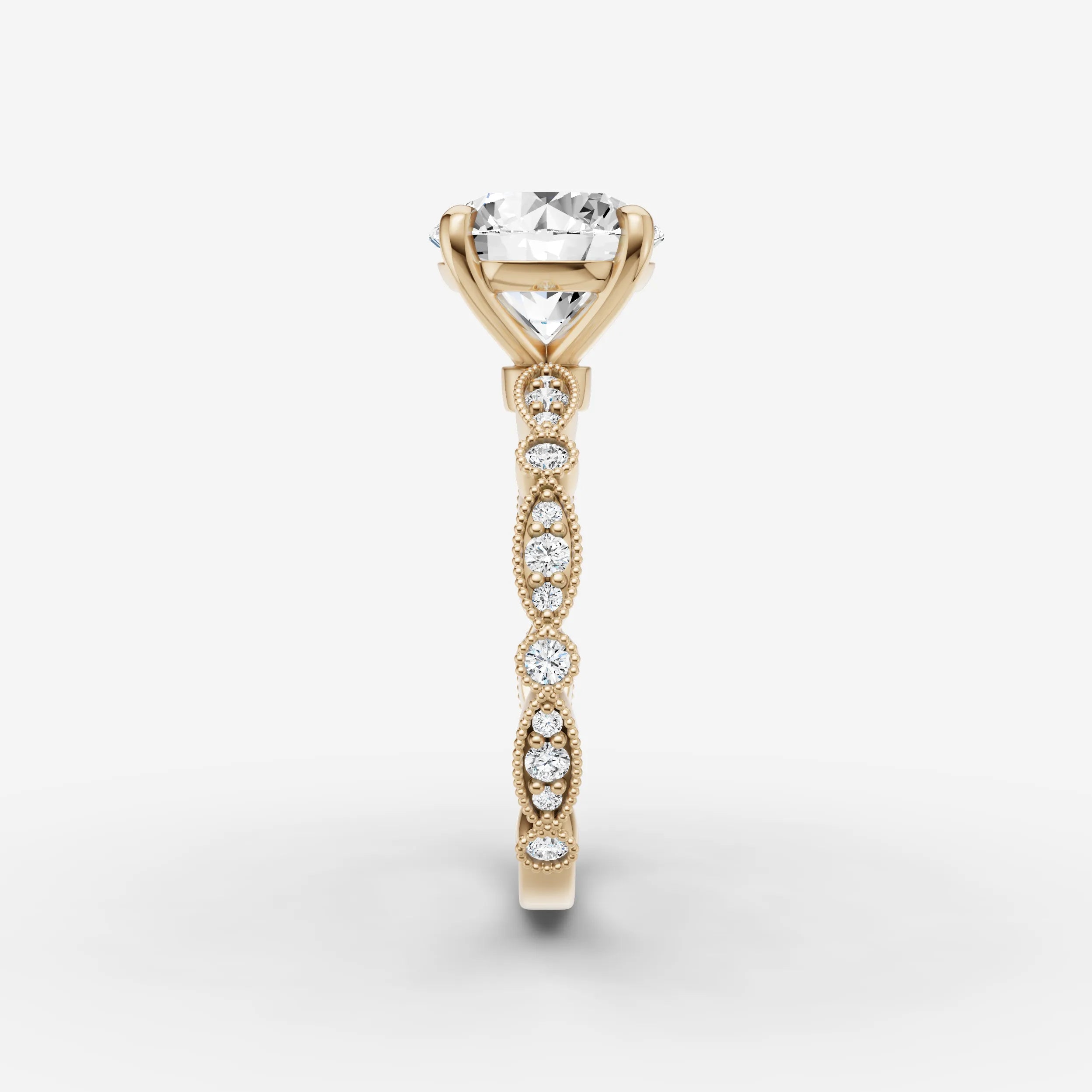 Vintage Pave - Round