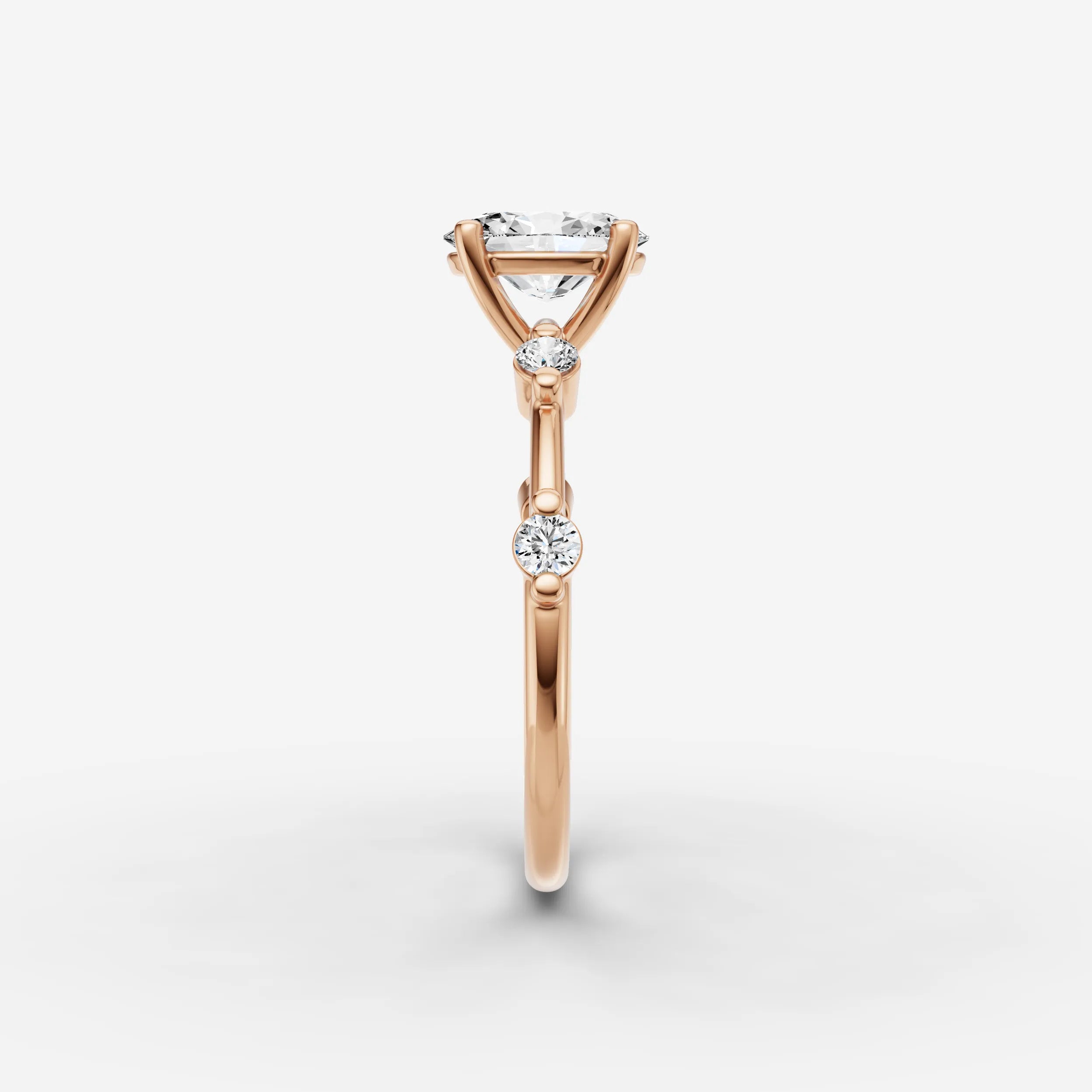 Dainty Pave - Oval