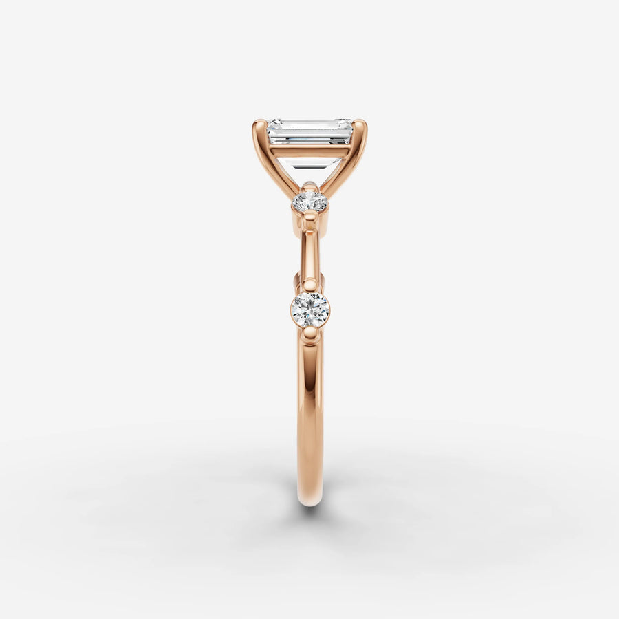 Dainty Pave - Emerald