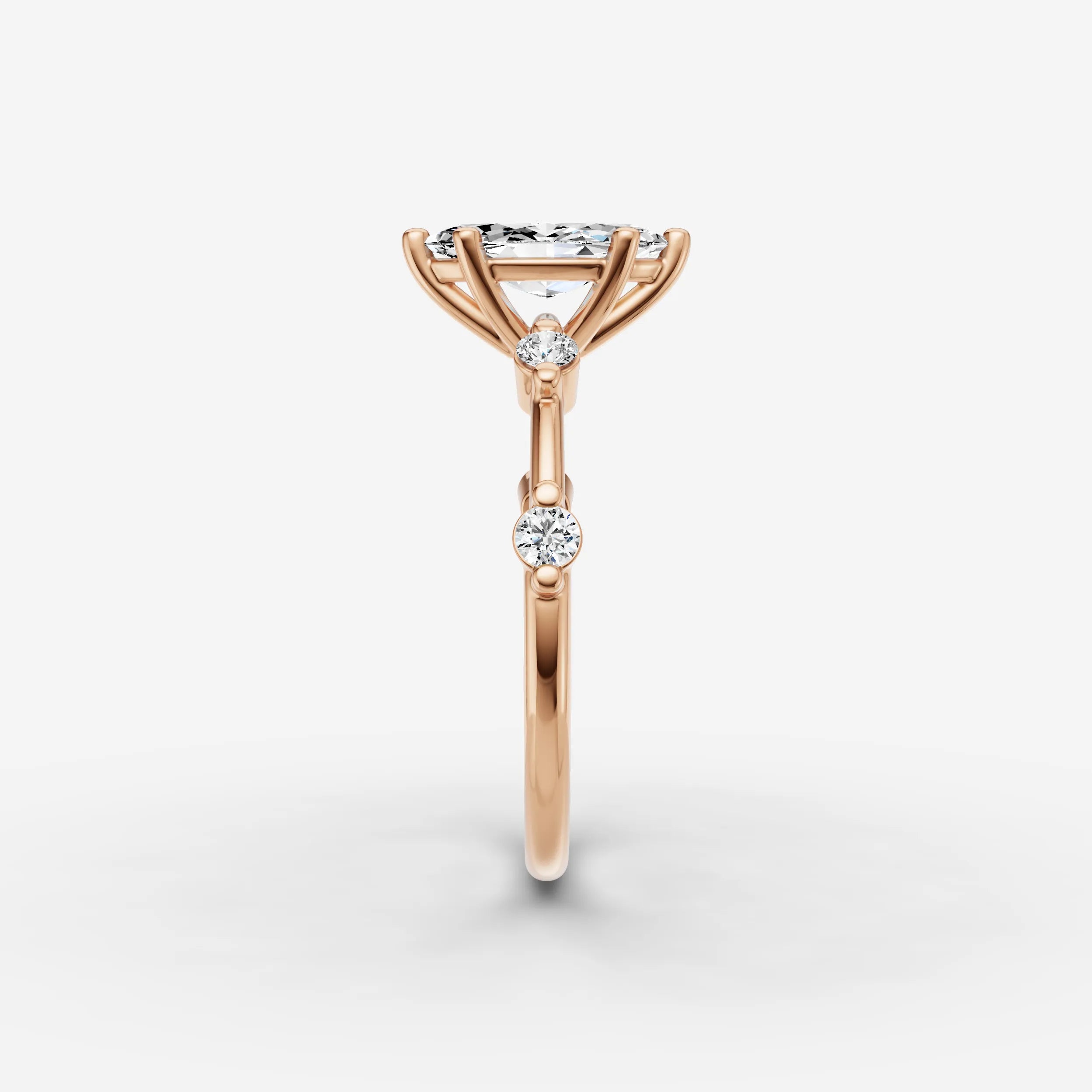 Dainty Pave - Marquise