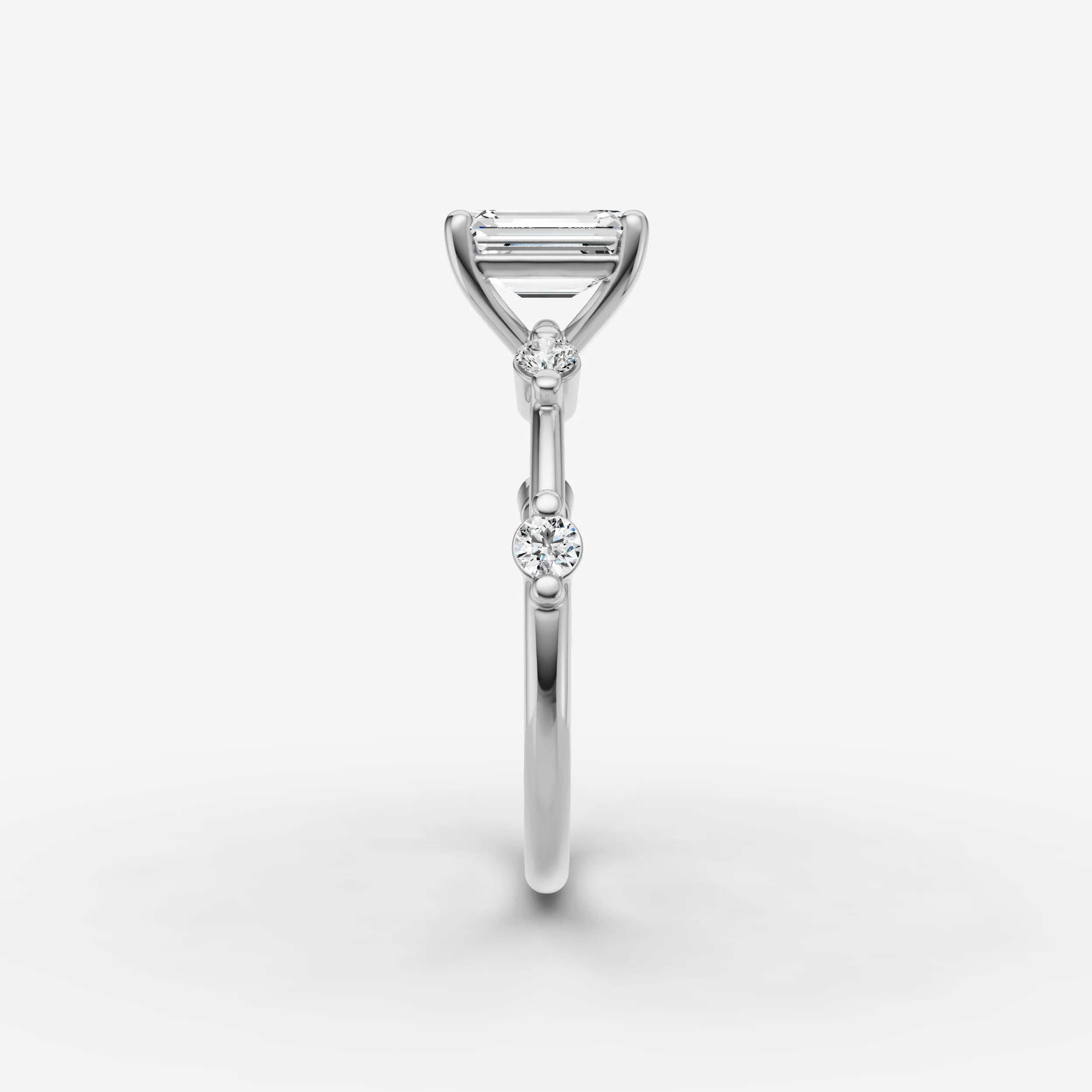 Dainty Pave - Emerald