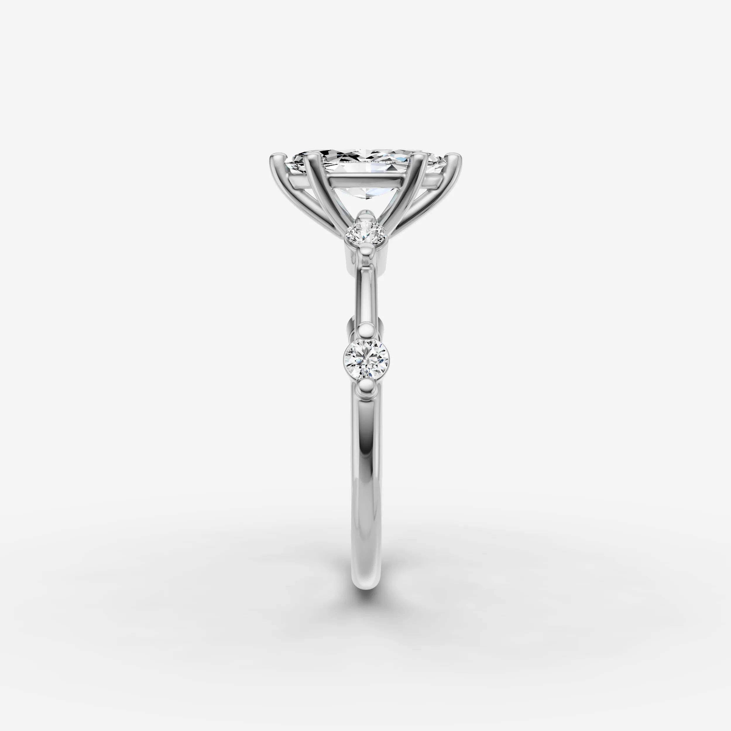 Dainty Pave - Marquise