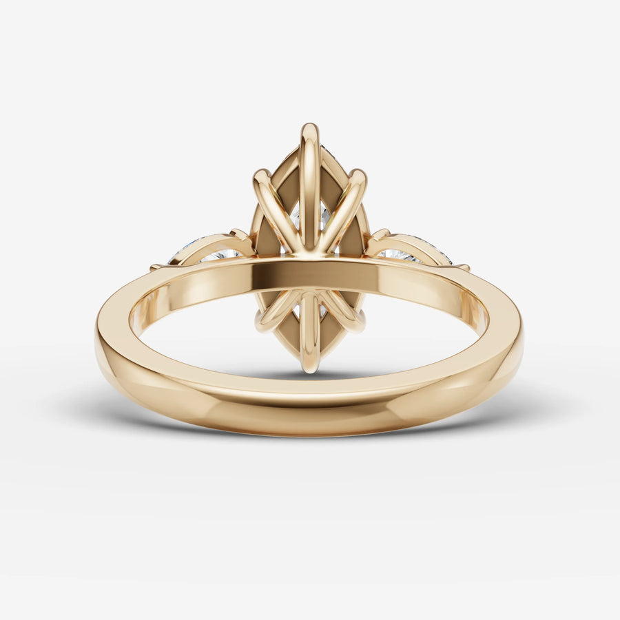 Three stone - Marquise