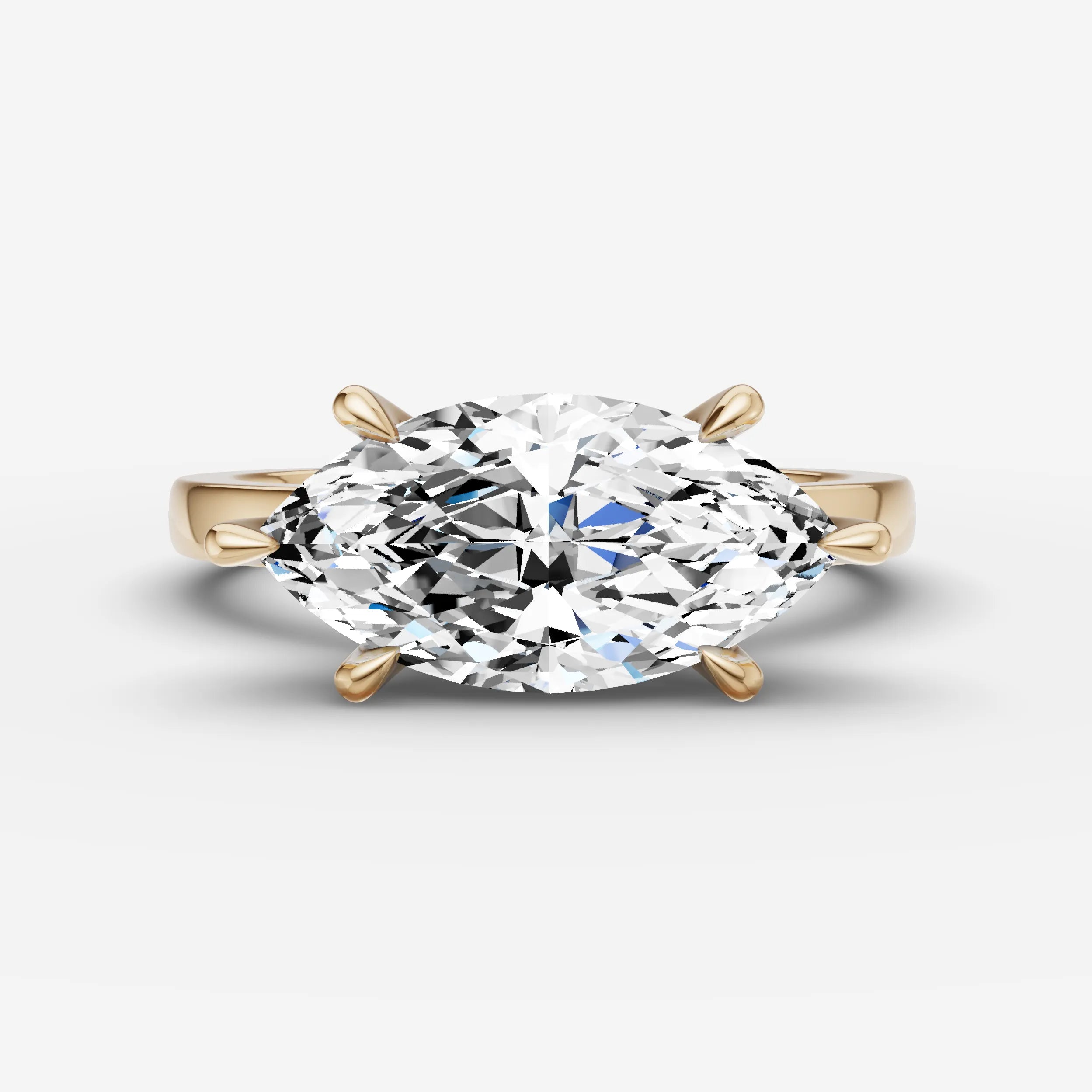 East West Solitaire - Marquise
