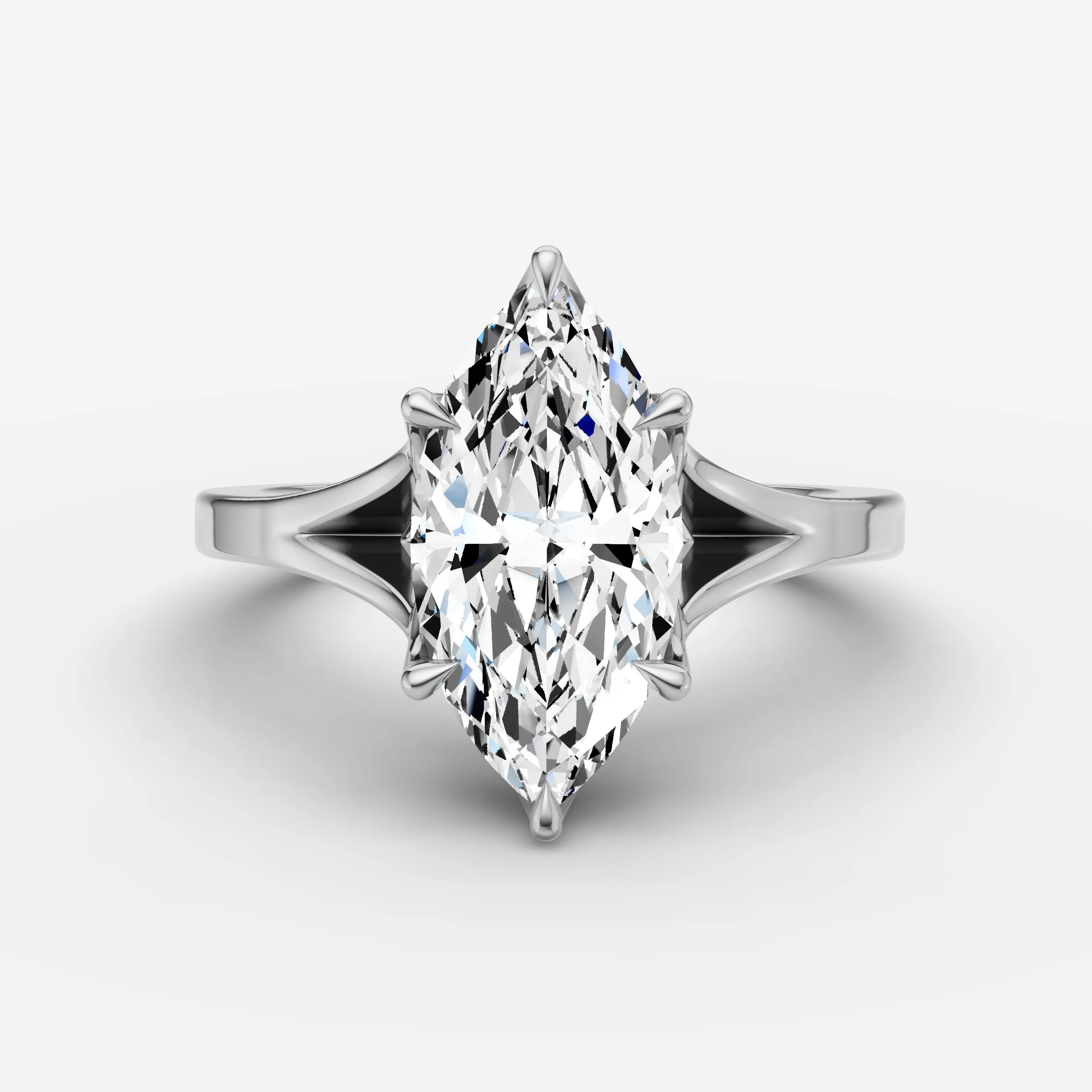 Split Shank - Marquise
