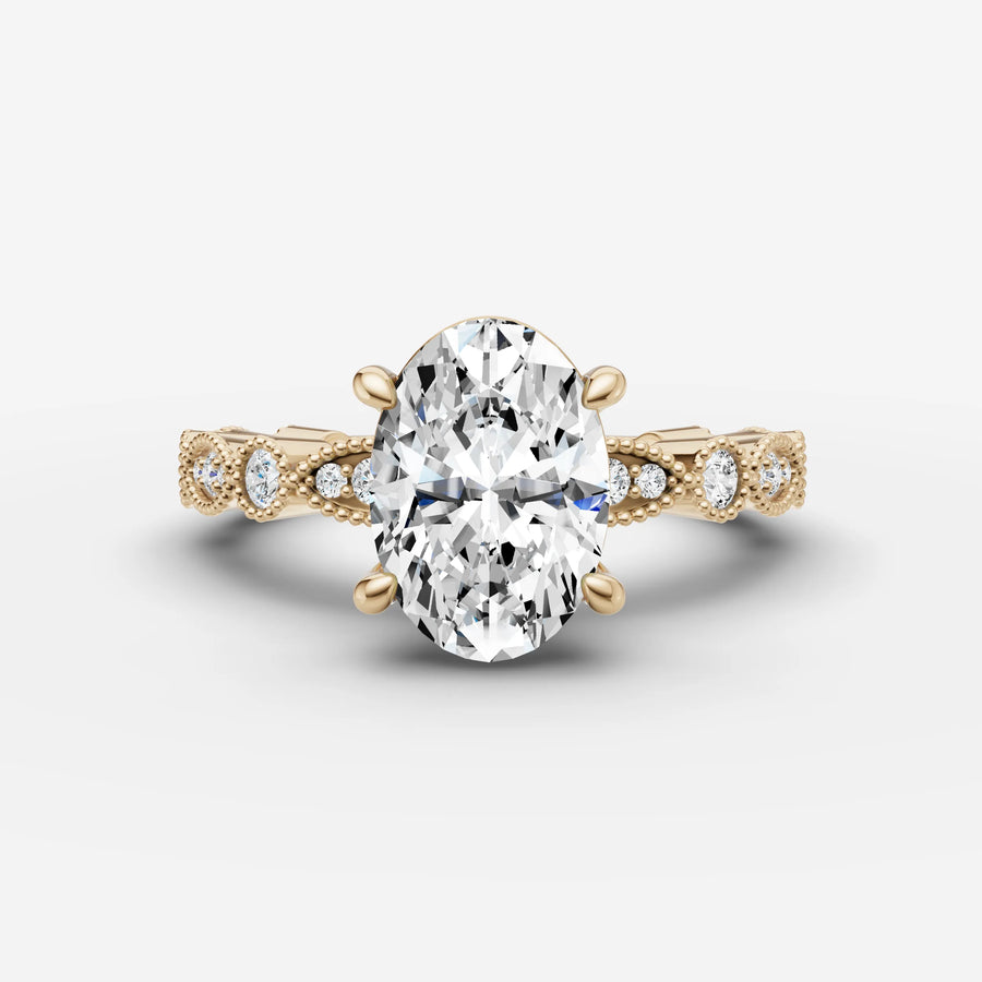 Vintage Pave - Oval