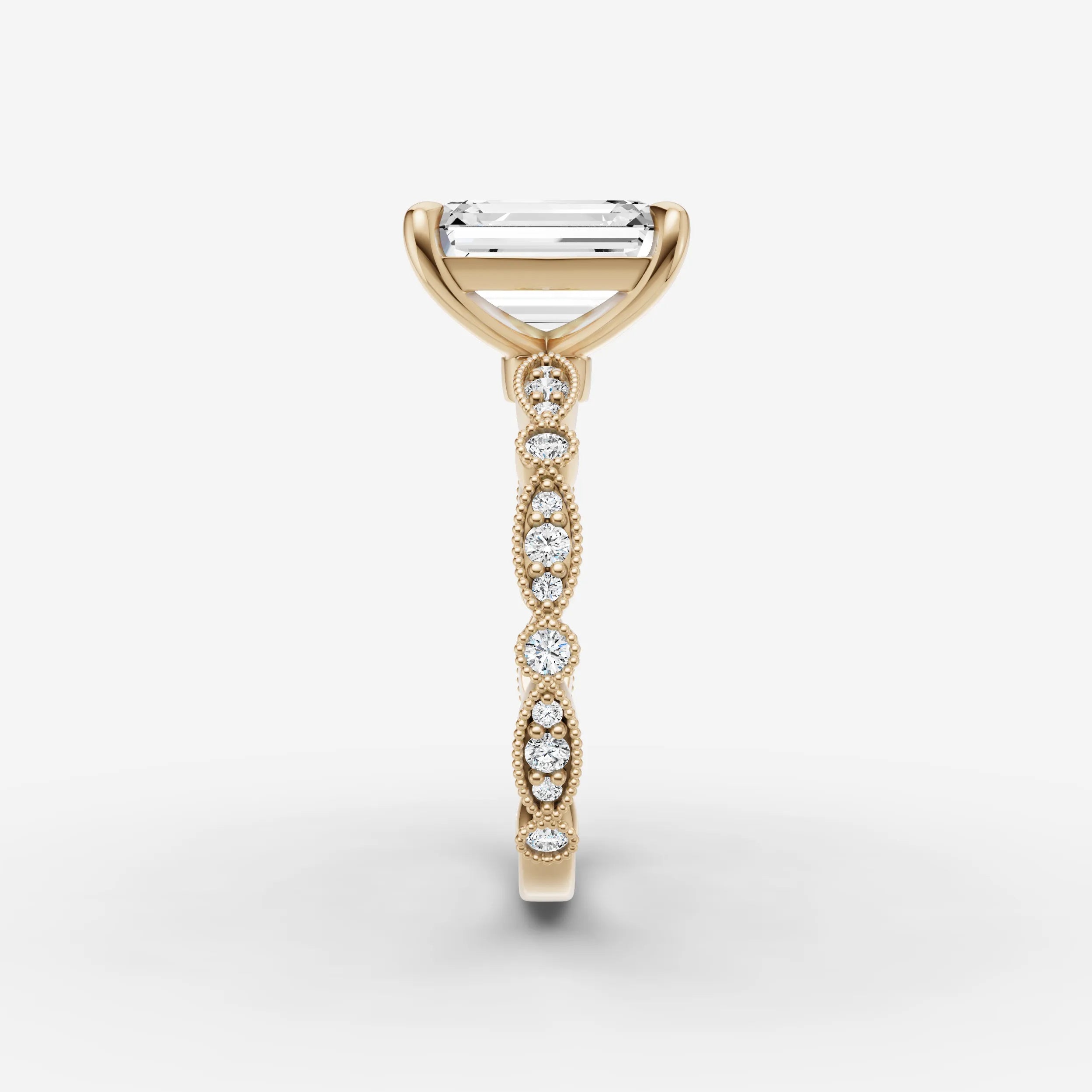 Vintage Pave - Emerald