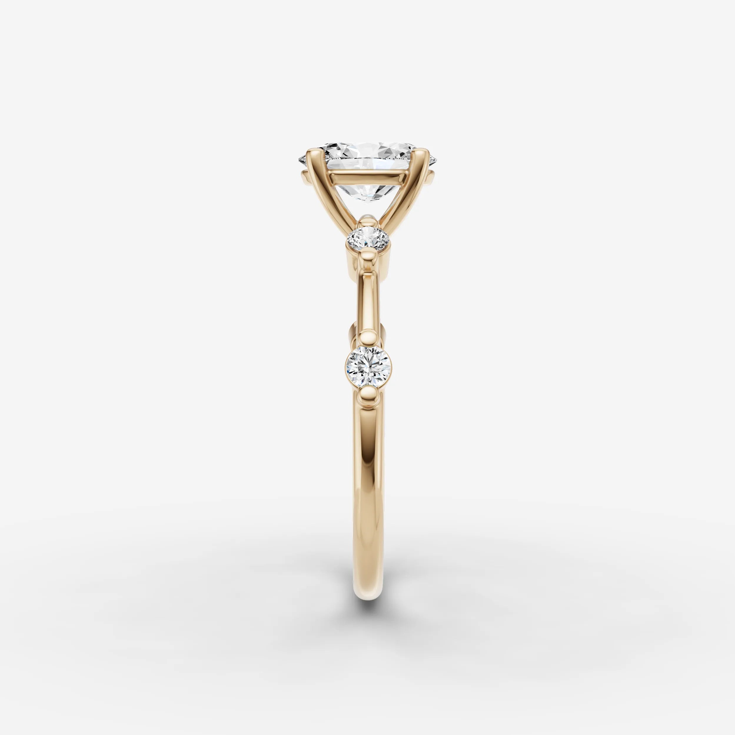 Dainty Pave - Oval