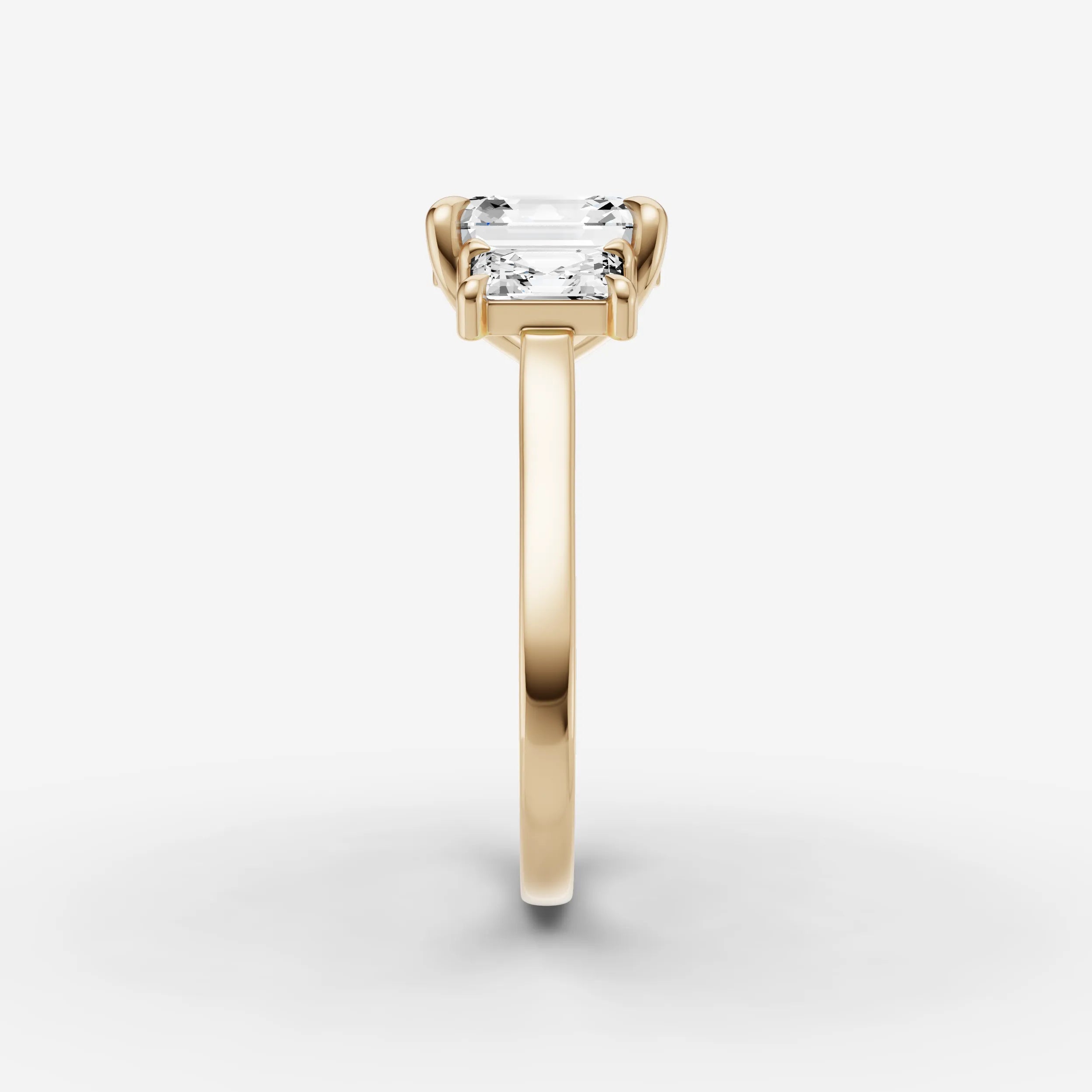 Three Stone - Asscher