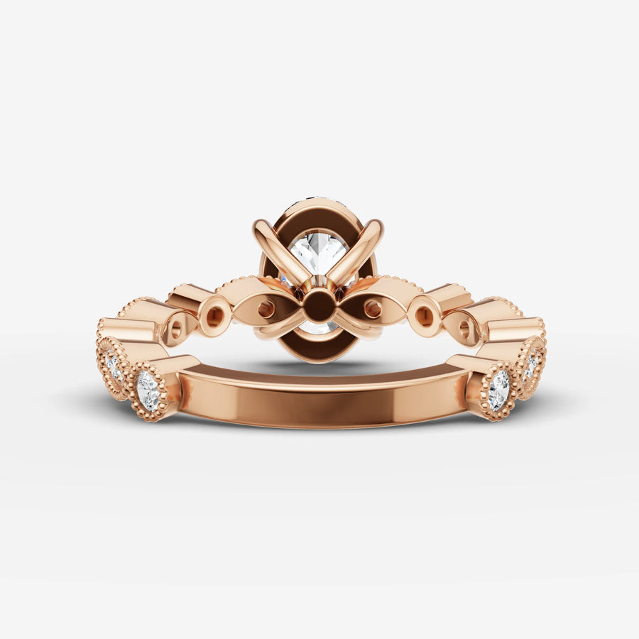 Vintage Pave - Oval