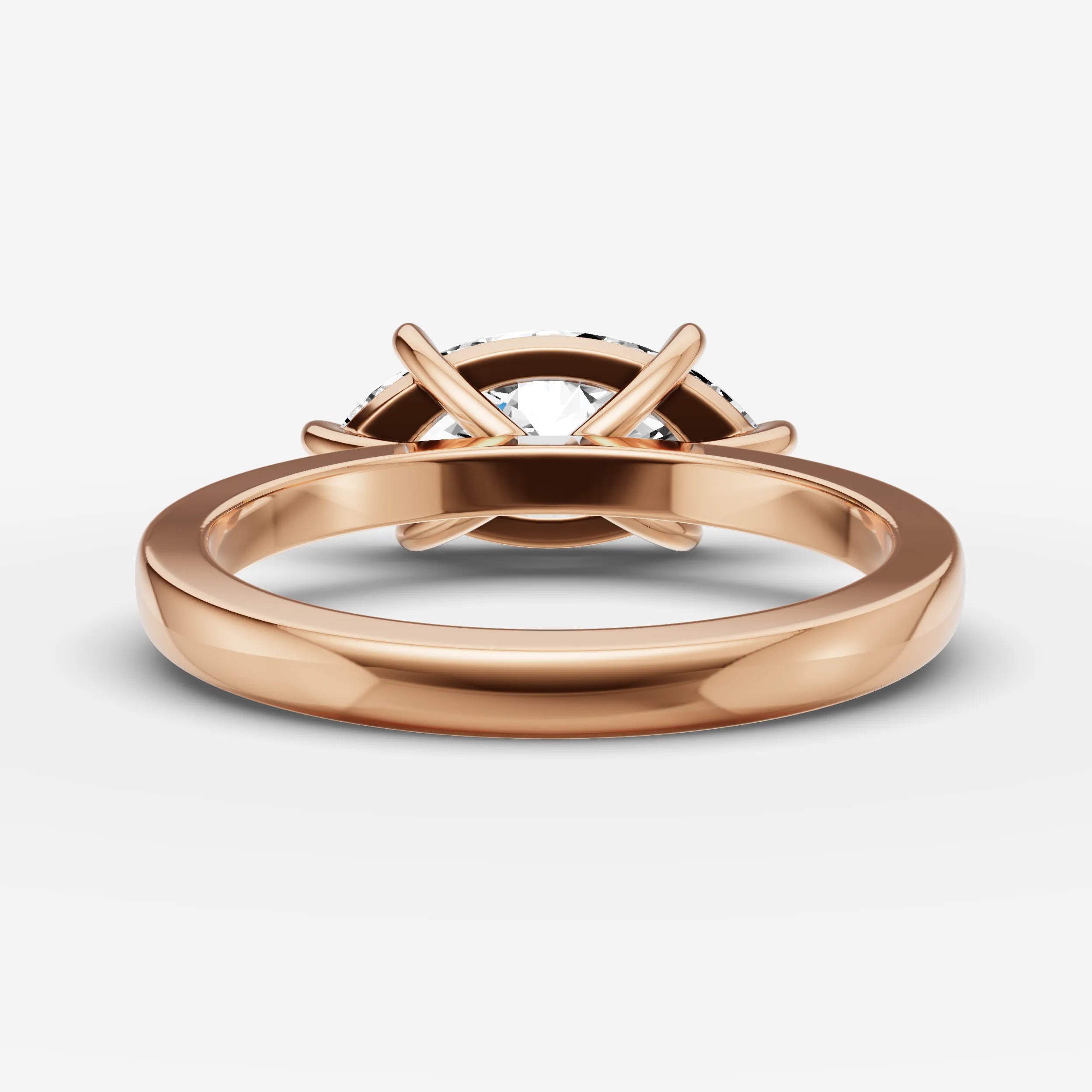East West Solitaire - Marquise