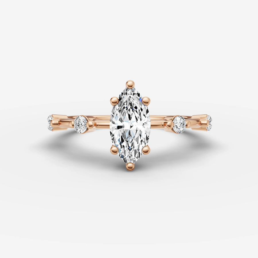 Dainty Pave - Marquise