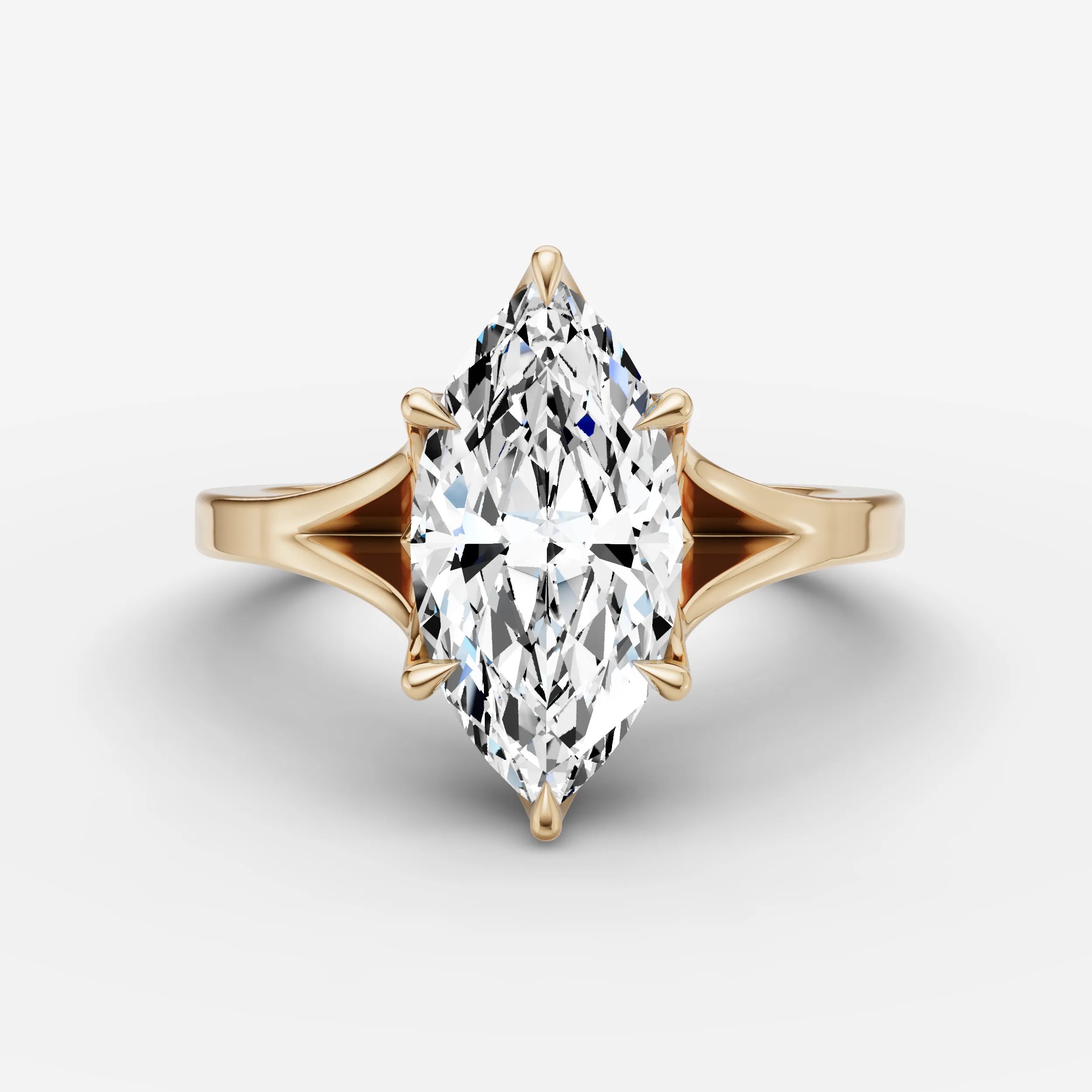 Split Shank - Marquise