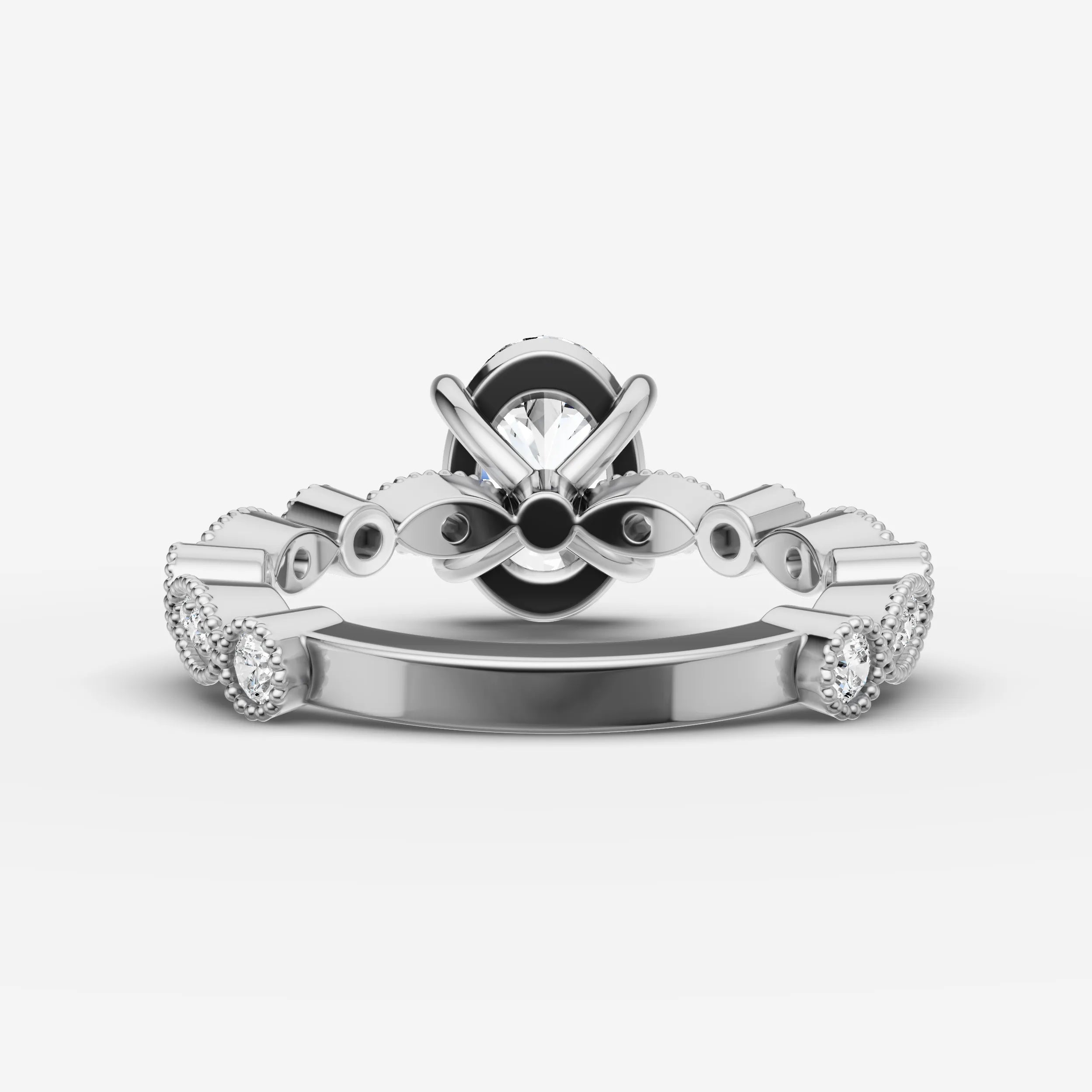 Vintage Pave - Oval
