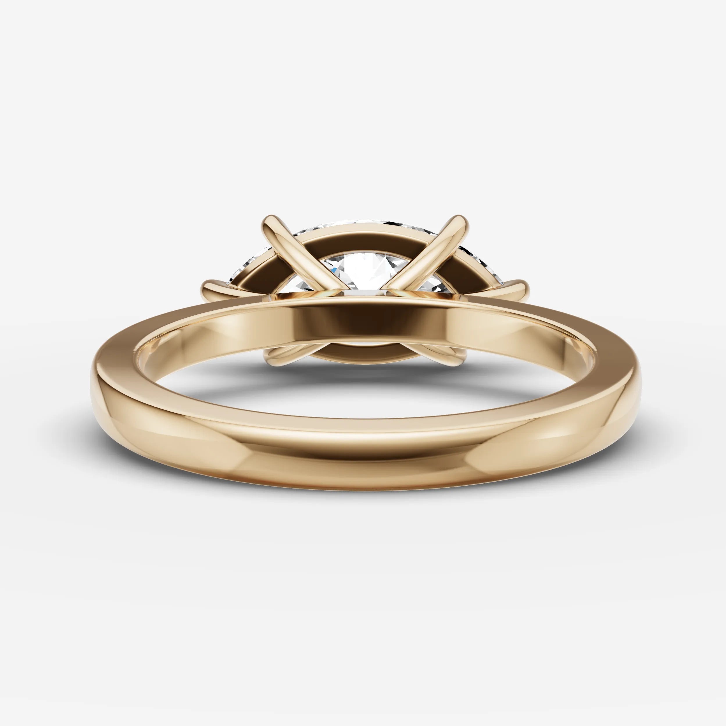 East West Solitaire - Marquise