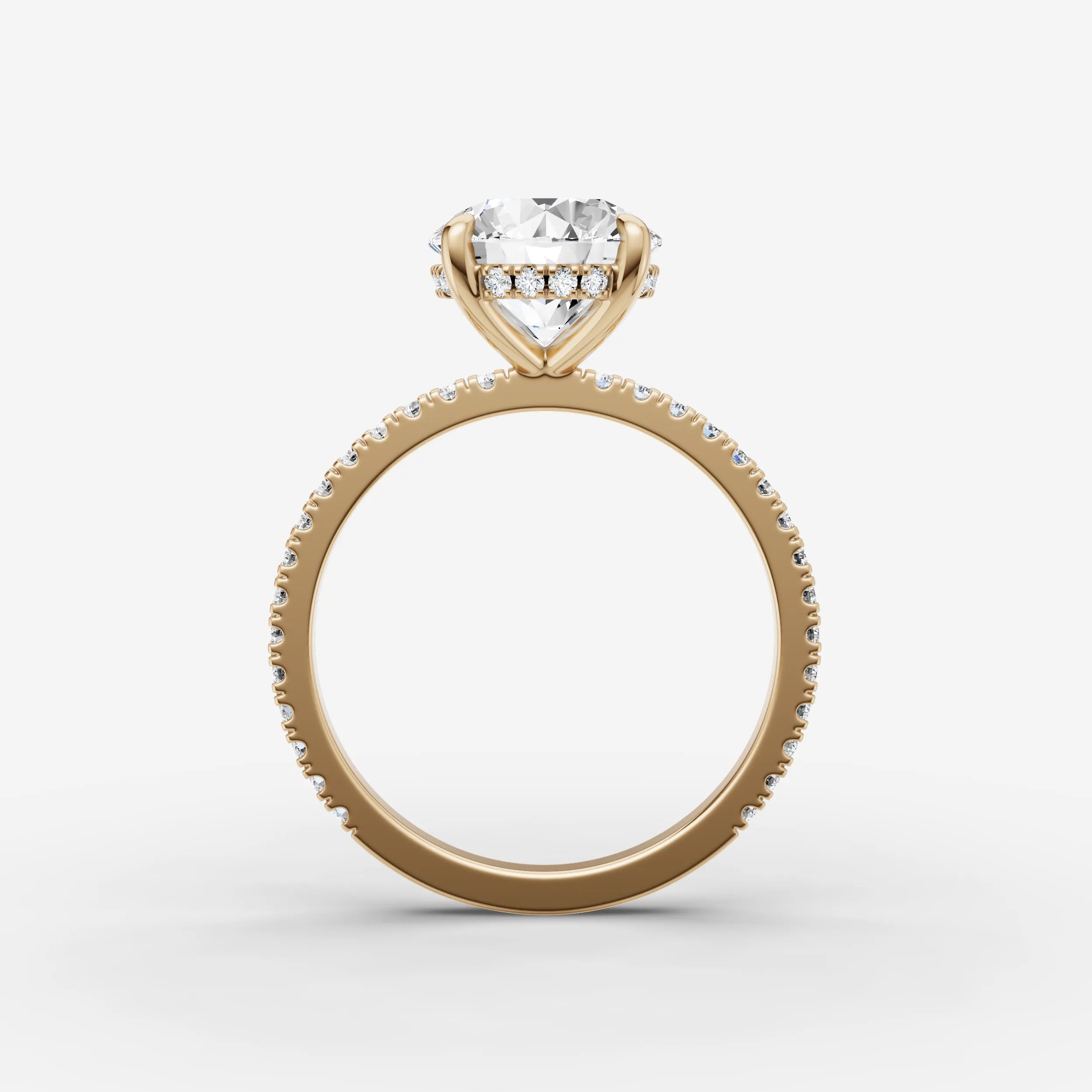 Hidden Halo & Pave - Round