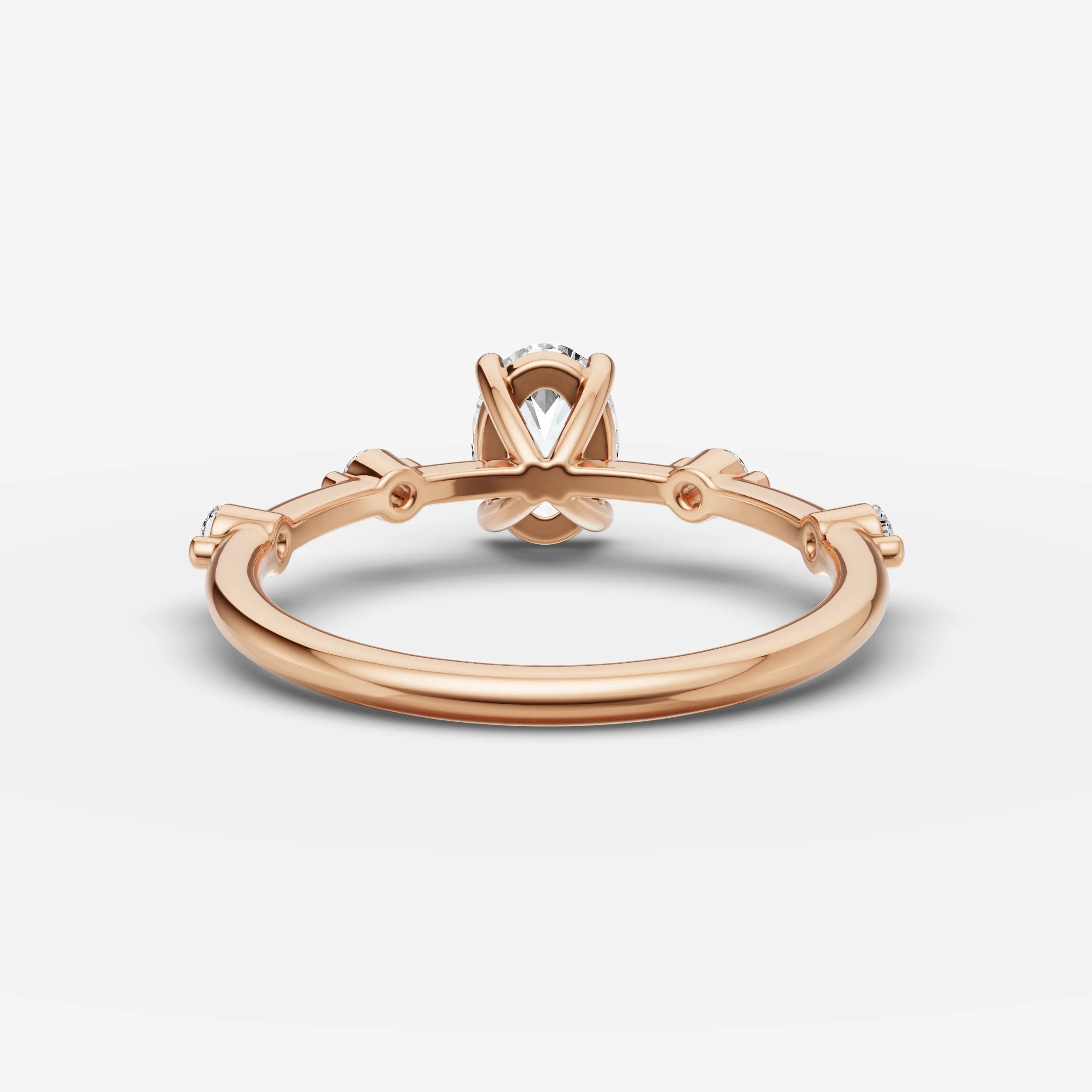Dainty Pave - Oval