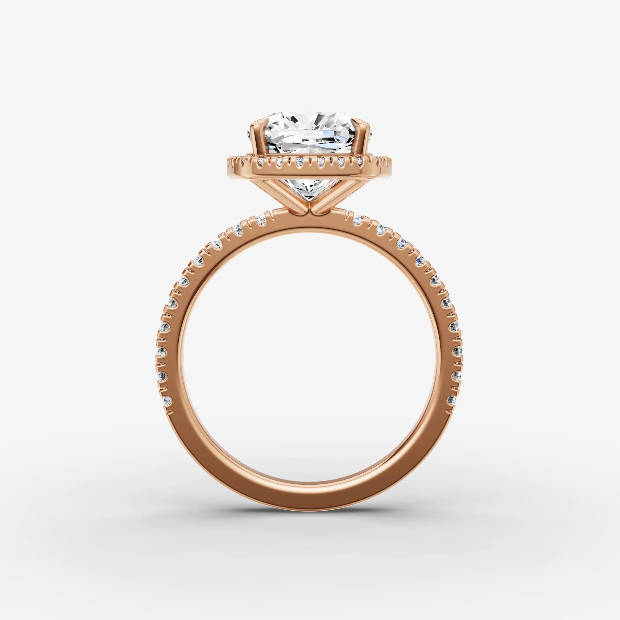 Halo & Pave - Cushion