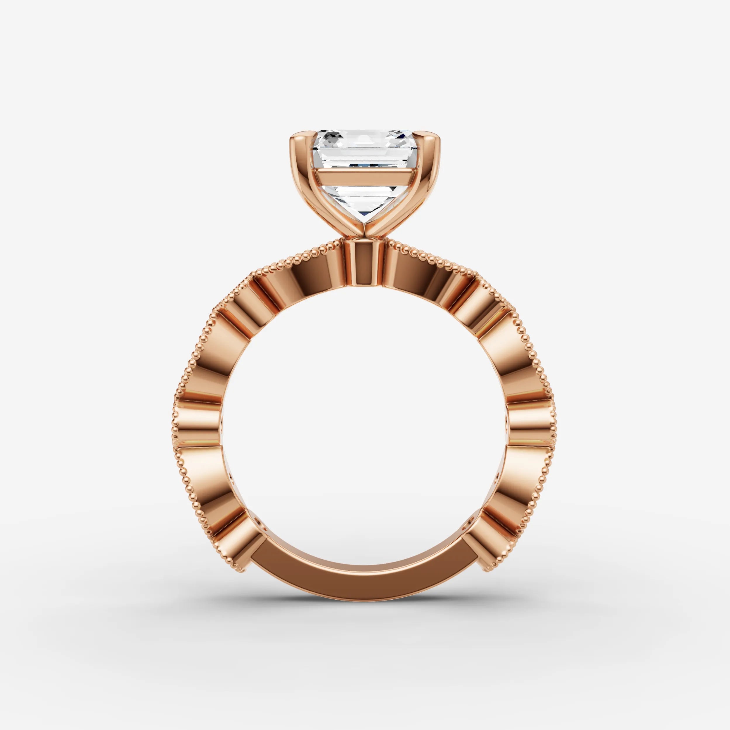 Vintage Pave - Asscher