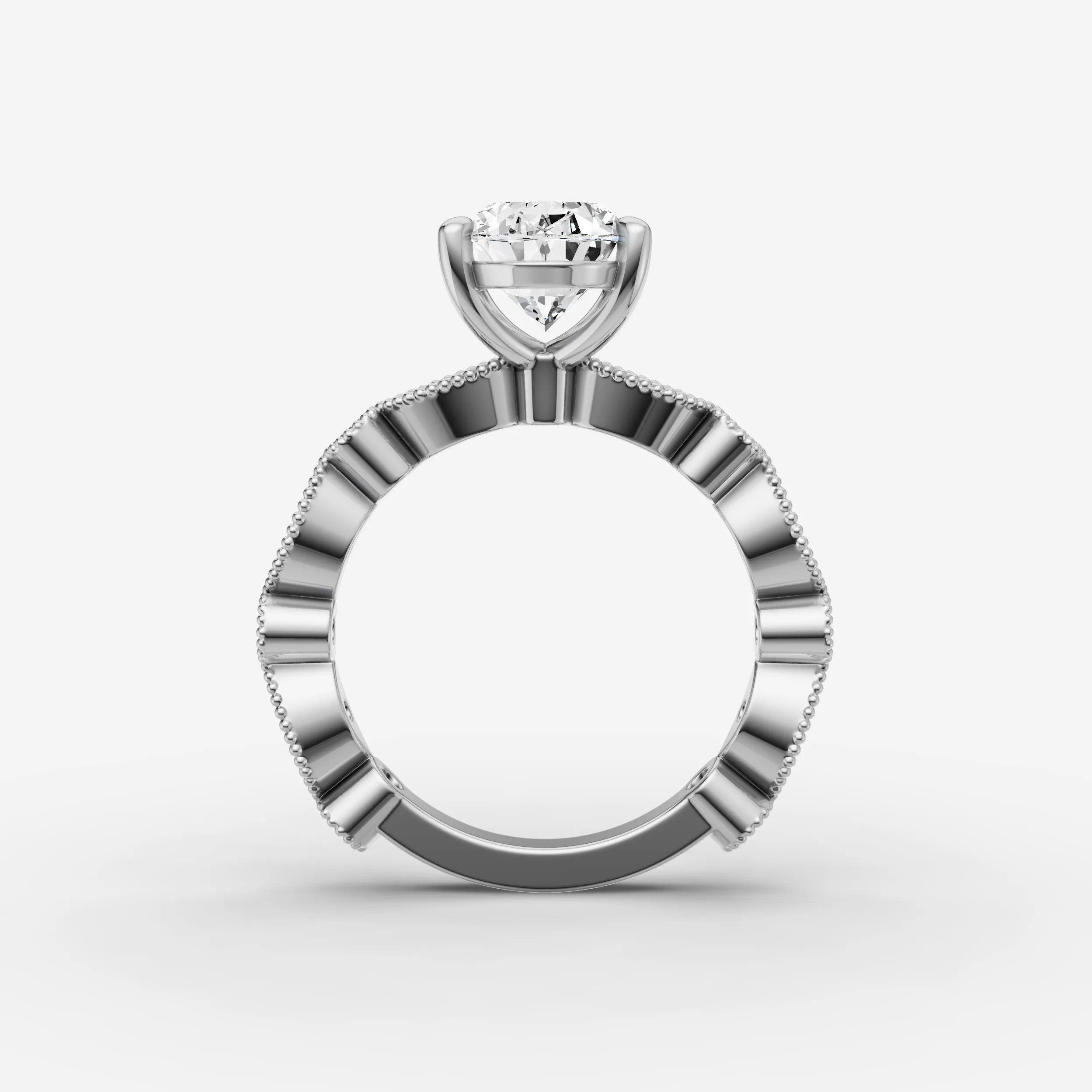 Vintage Pave - Oval
