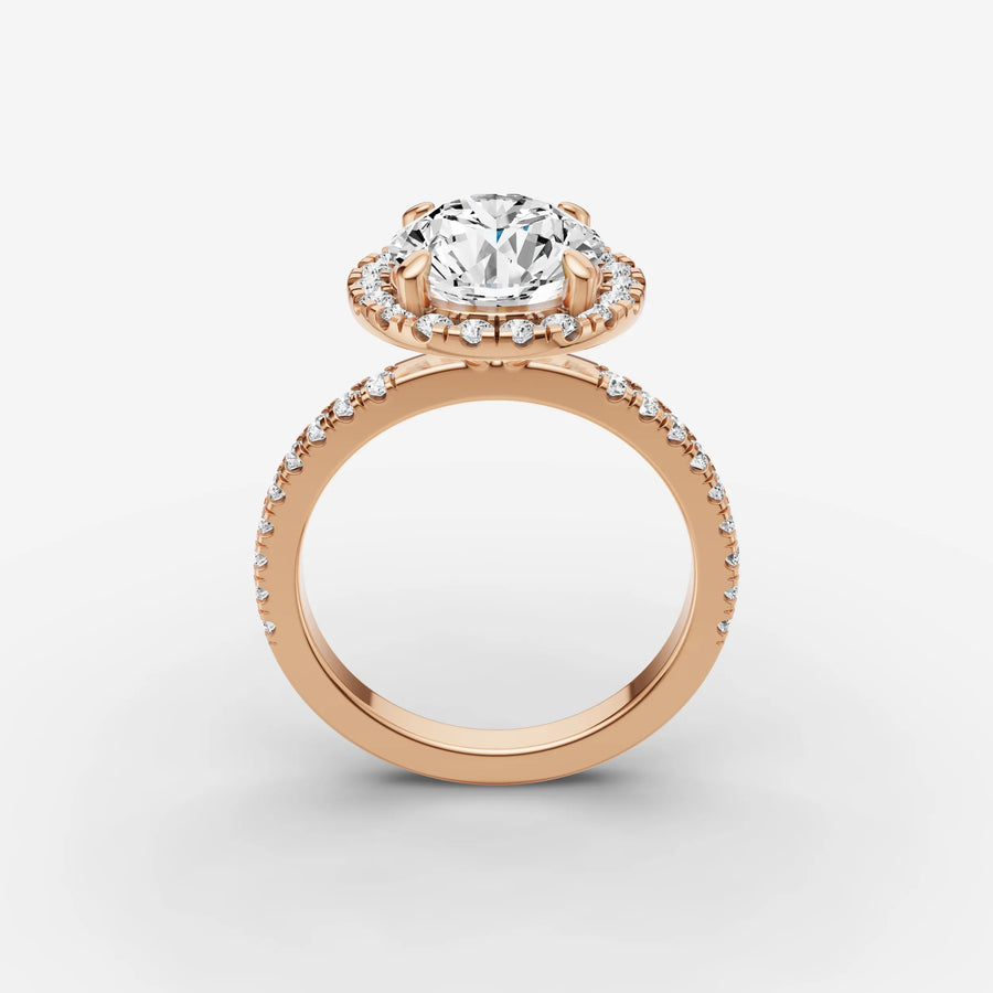 Halo & Pave - Round